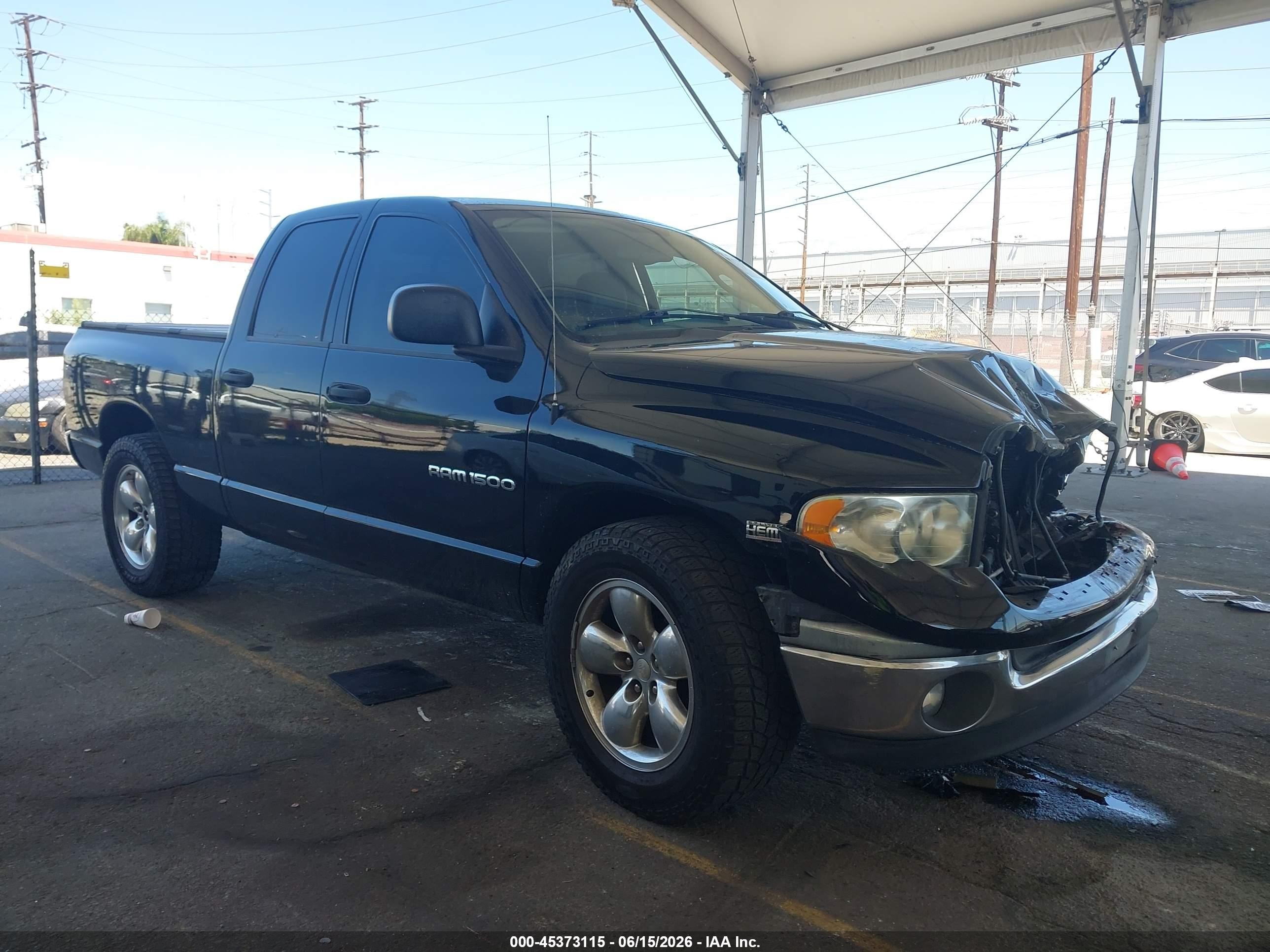 2003 Dodge Ram 1500 Slt/laramie/st Black vin: 1D7HA18D93S305413