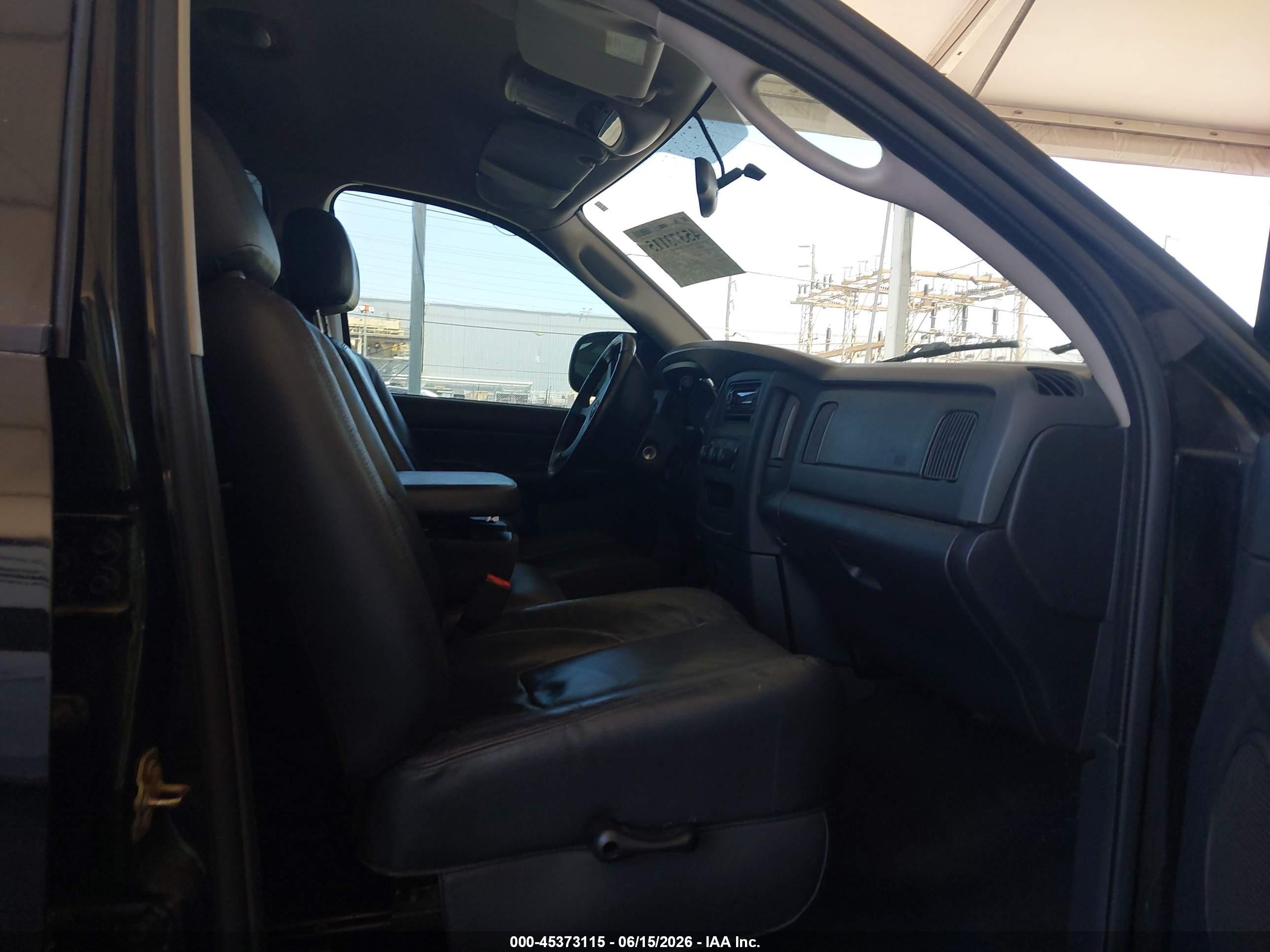2003 Dodge Ram 1500 Slt/laramie/st Black vin: 1D7HA18D93S305413