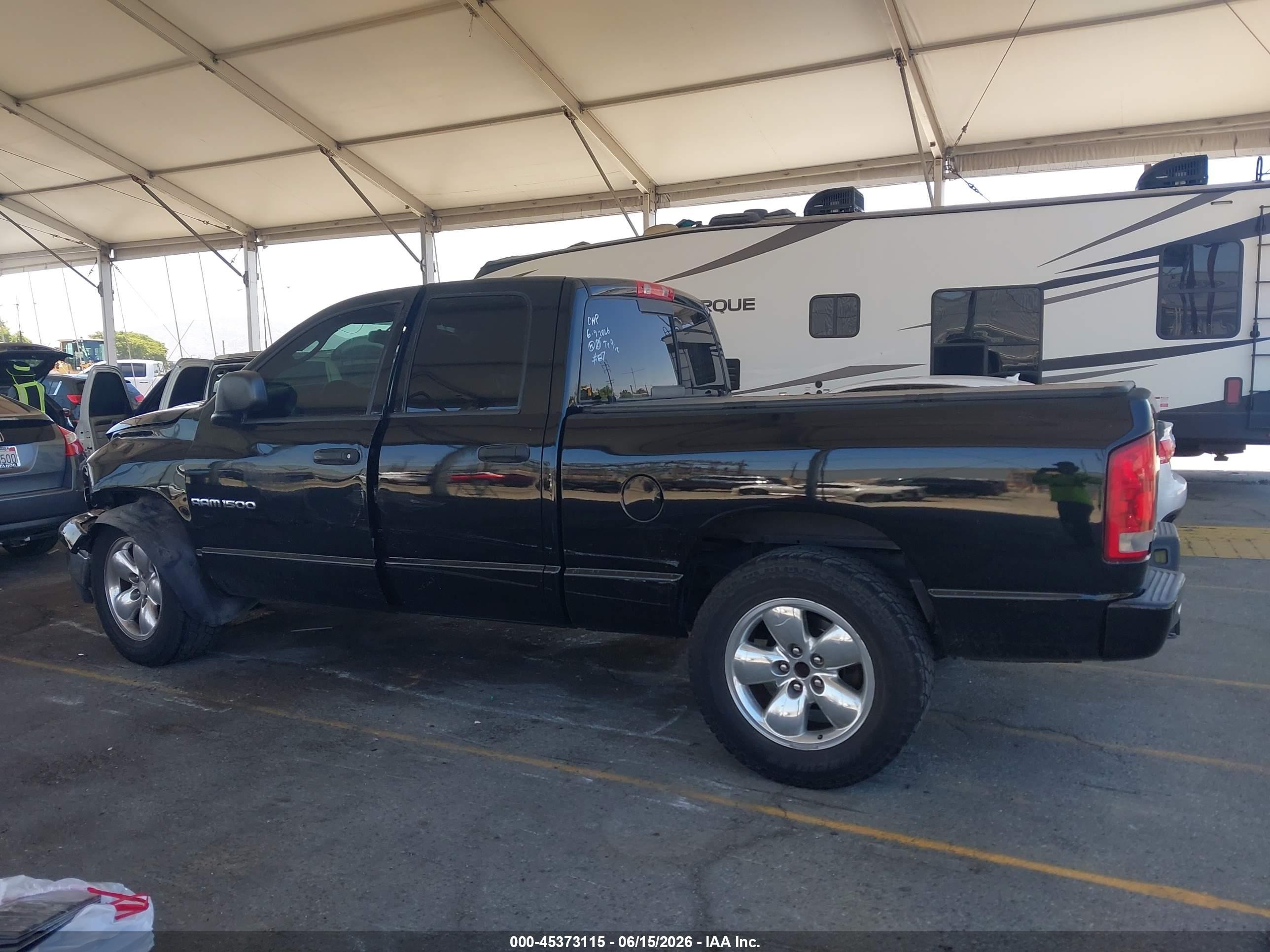 2003 Dodge Ram 1500 Slt/laramie/st Black vin: 1D7HA18D93S305413