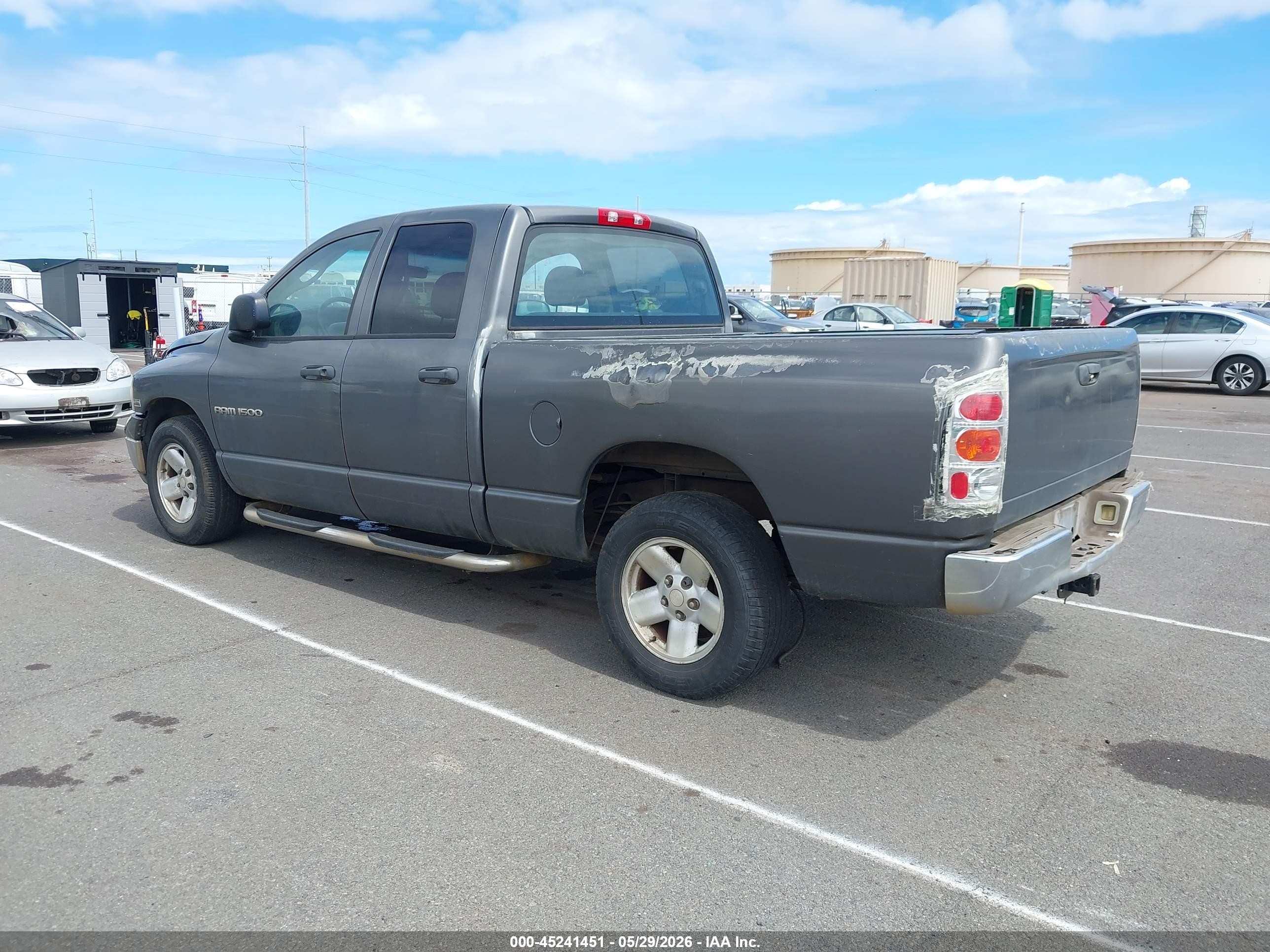 2003 Dodge Ram 1500 Slt/laramie/st Gray vin: 1D7HA18D93S347080