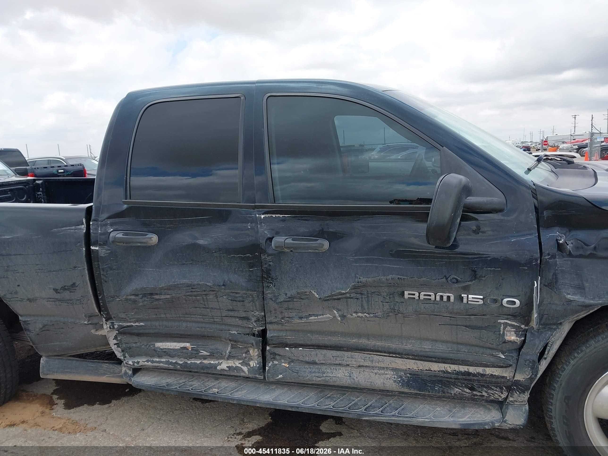 2004 Dodge Ram 1500 Slt/laramie Black vin: 1D7HA18D94J282156