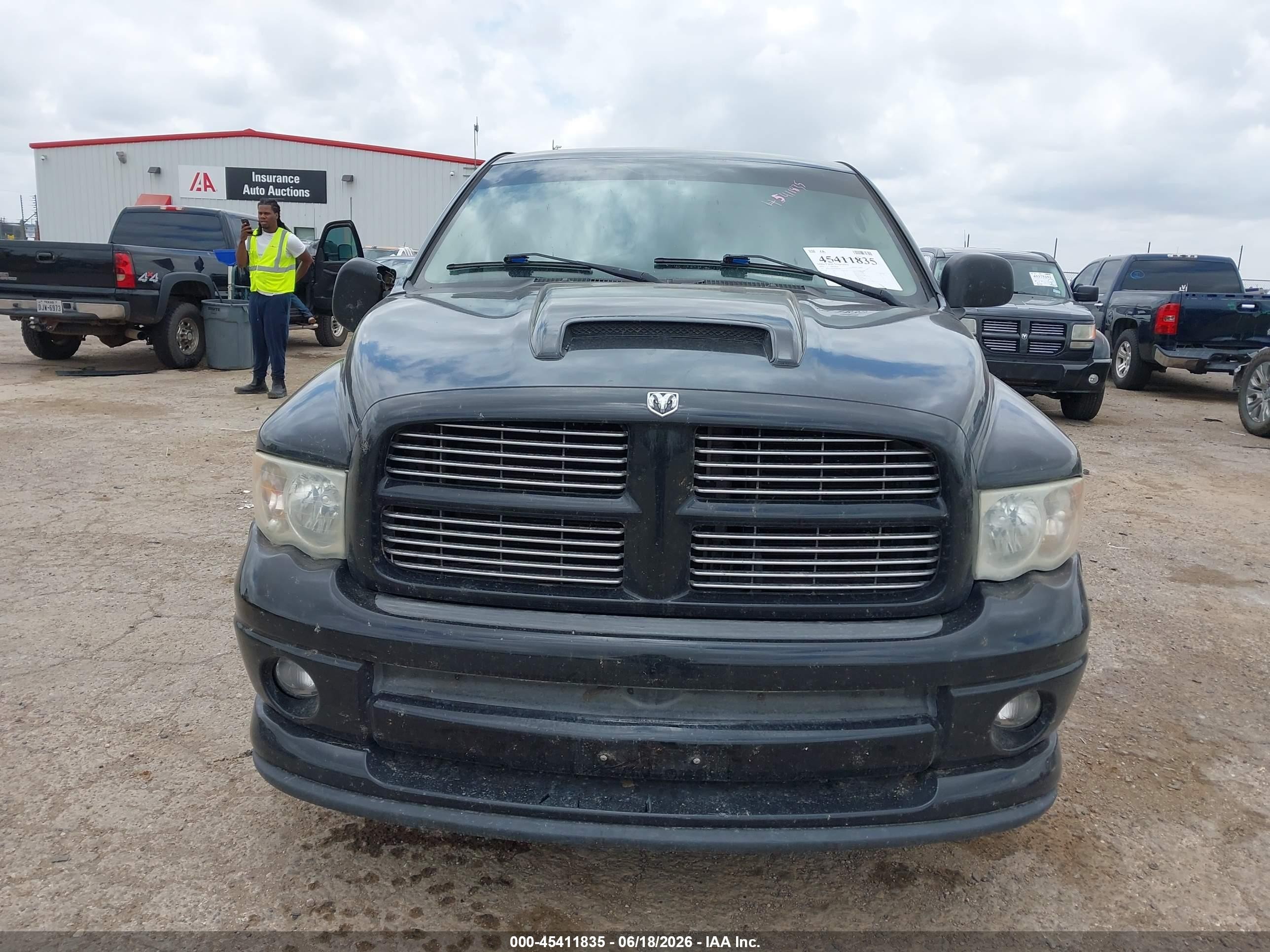 2004 Dodge Ram 1500 Slt/laramie Black vin: 1D7HA18D94J282156