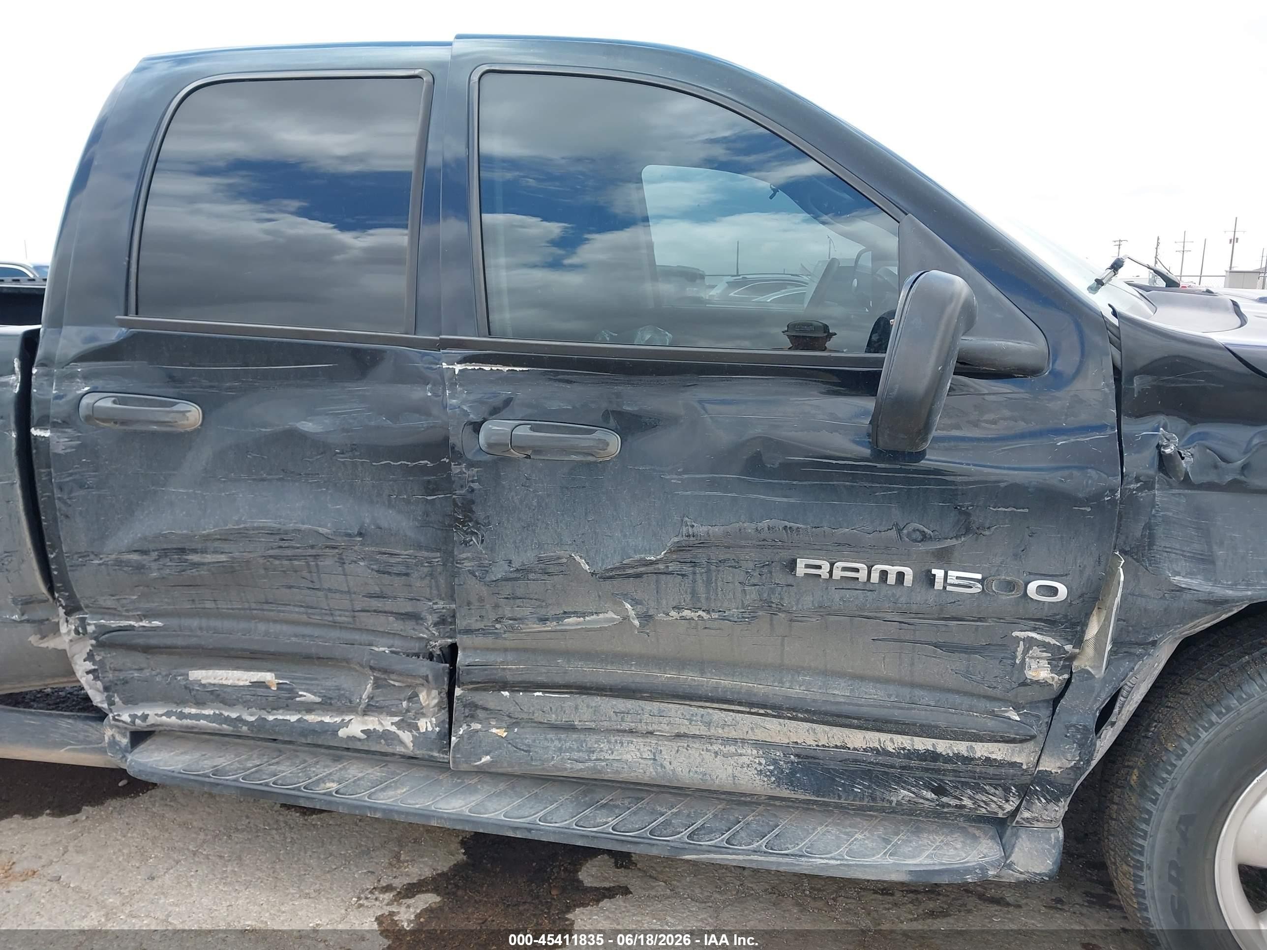 2004 Dodge Ram 1500 Slt/laramie Black vin: 1D7HA18D94J282156