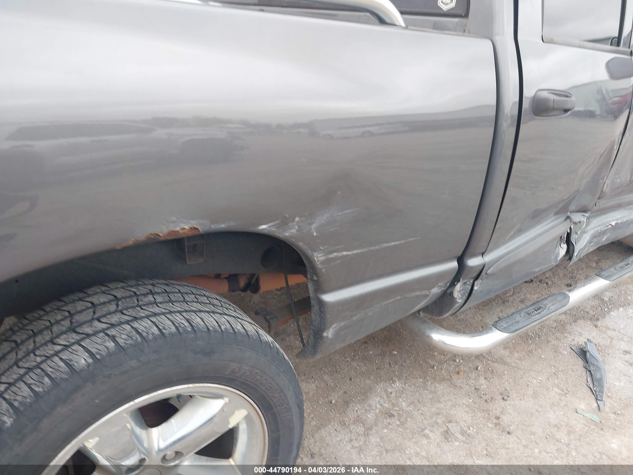 2004 Dodge Ram 1500 Slt/laramie Gray vin: 1D7HA18D94S527547