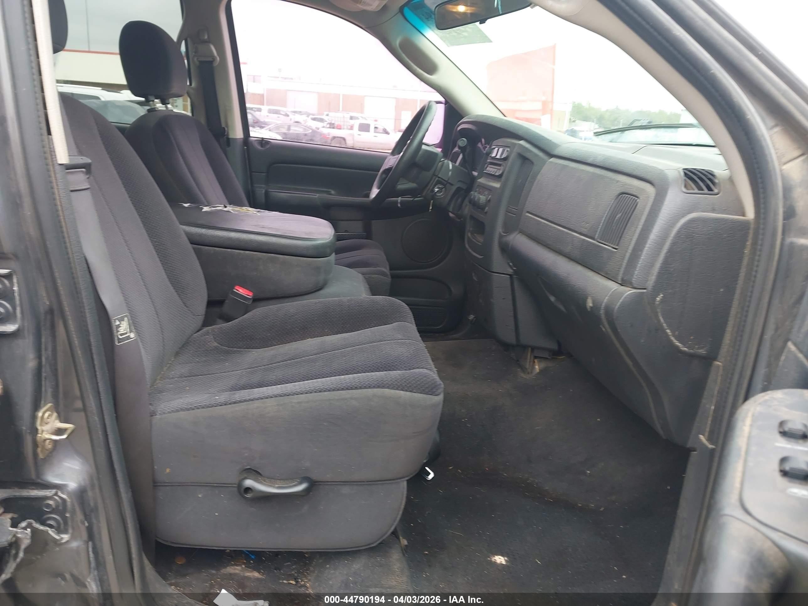 2004 Dodge Ram 1500 Slt/laramie Gray vin: 1D7HA18D94S527547