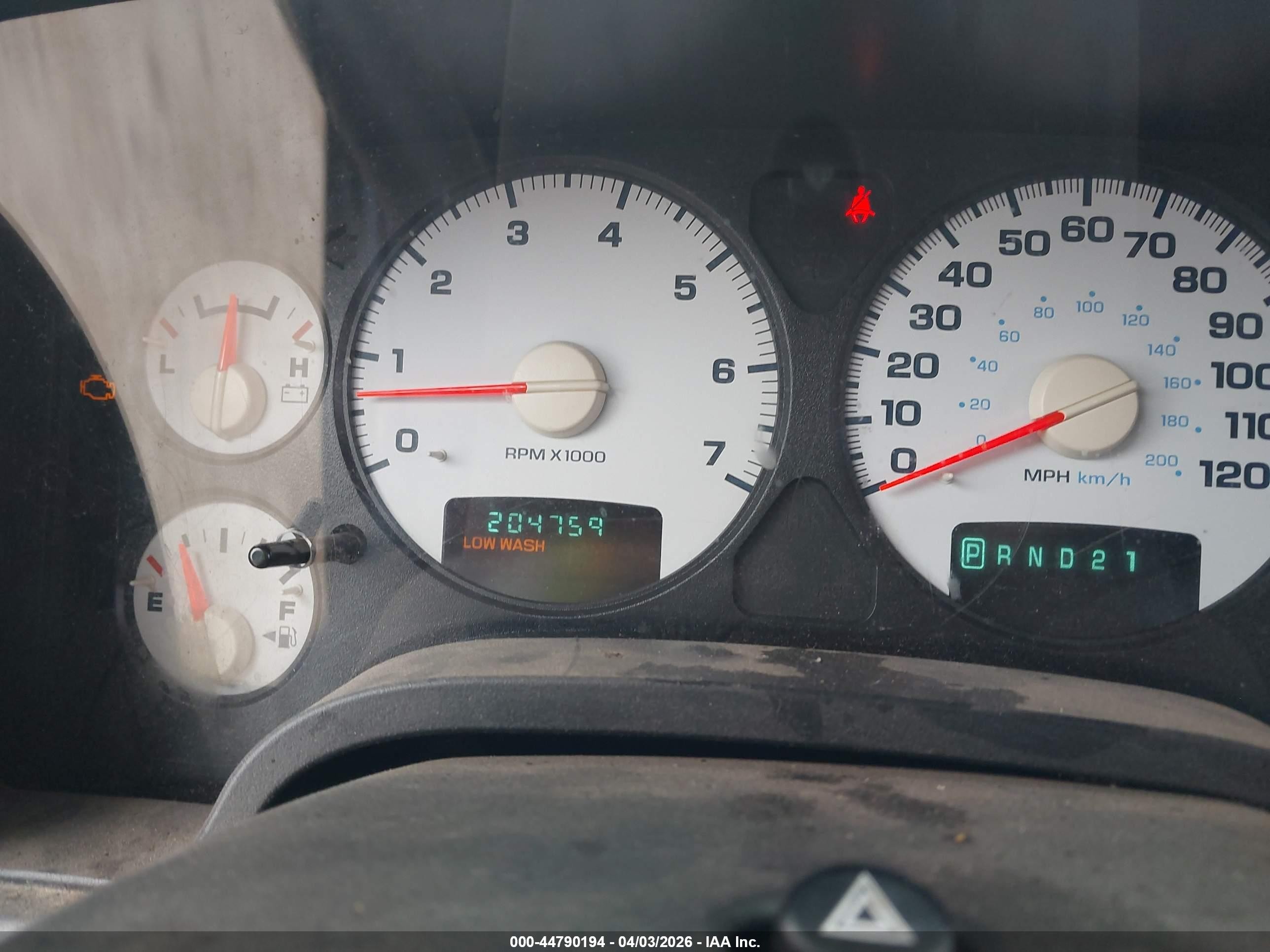 2004 Dodge Ram 1500 Slt/laramie Gray vin: 1D7HA18D94S527547