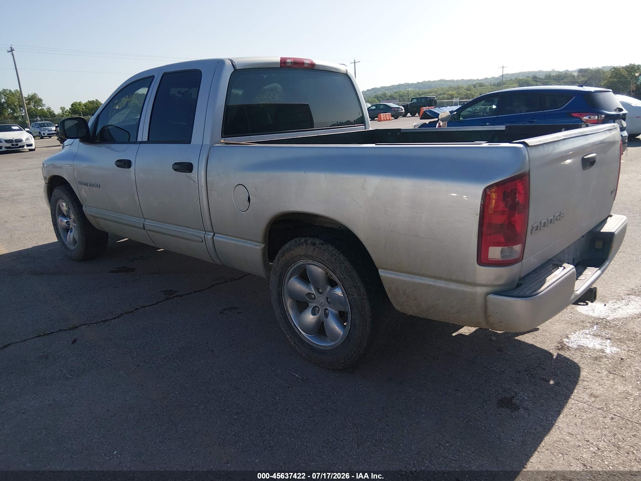 2004 Dodge Ram 1500 Slt/laramie Silver vin: 1D7HA18D94S715520