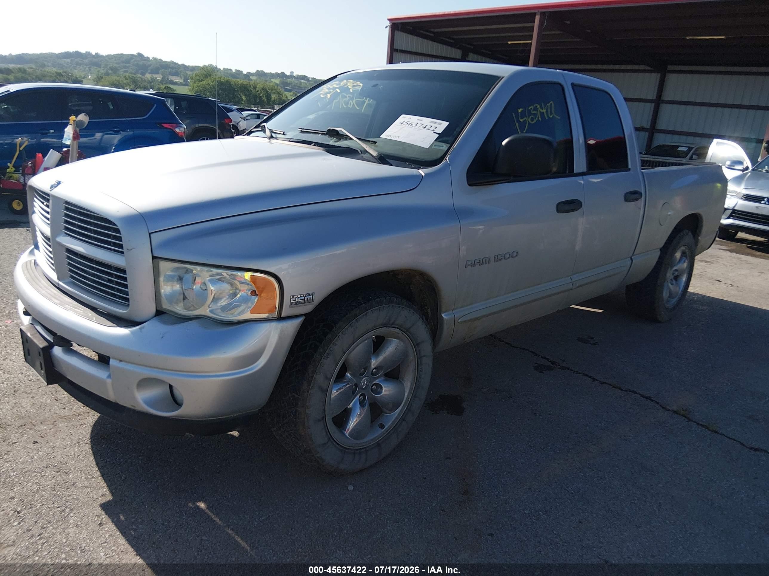 2004 Dodge Ram 1500 Slt/laramie Silver vin: 1D7HA18D94S715520
