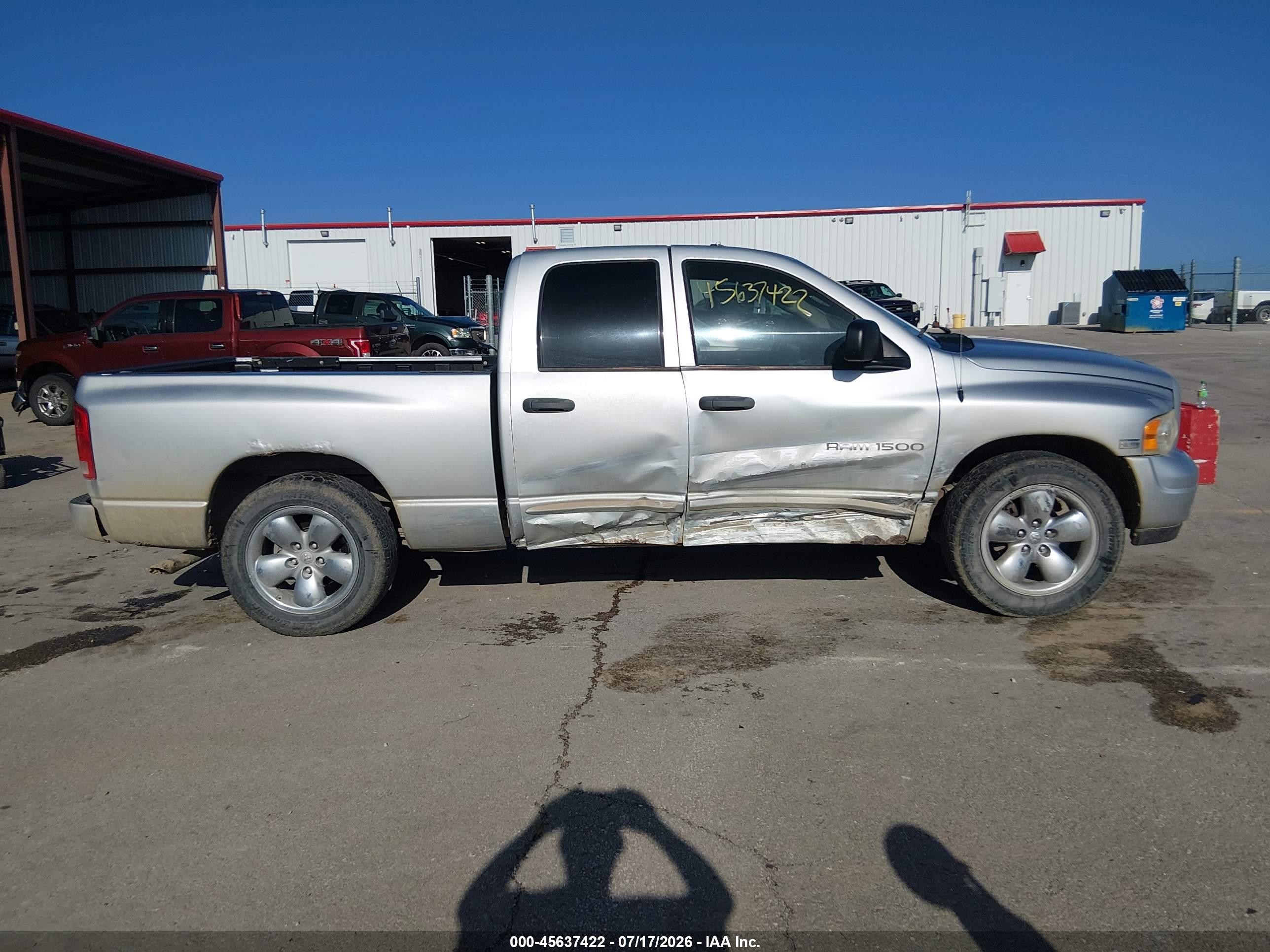 2004 Dodge Ram 1500 Slt/laramie Silver vin: 1D7HA18D94S715520