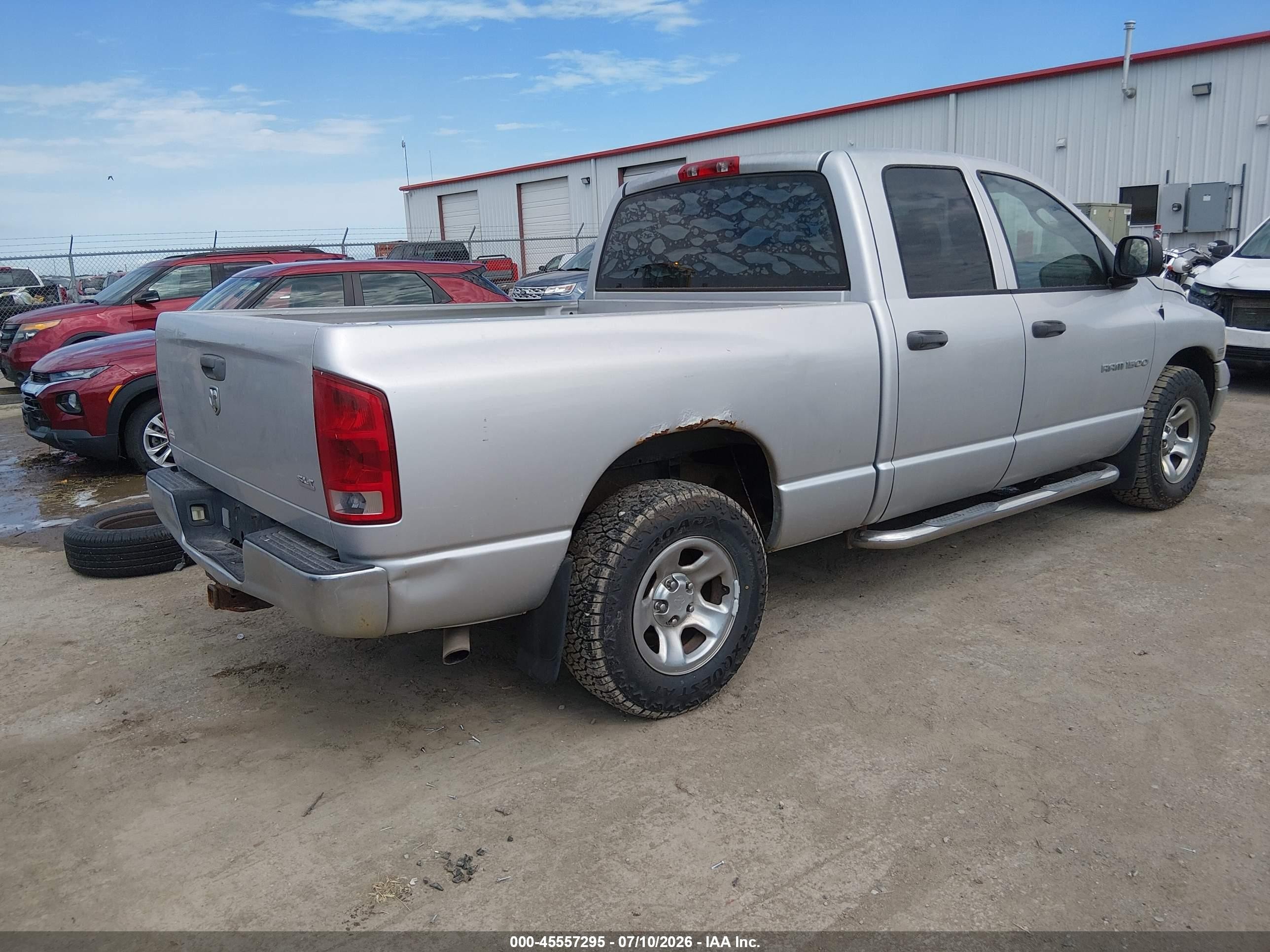 2005 Dodge Ram 1500 Slt/laramie Серебряный vin: 1D7HA18D95J625324