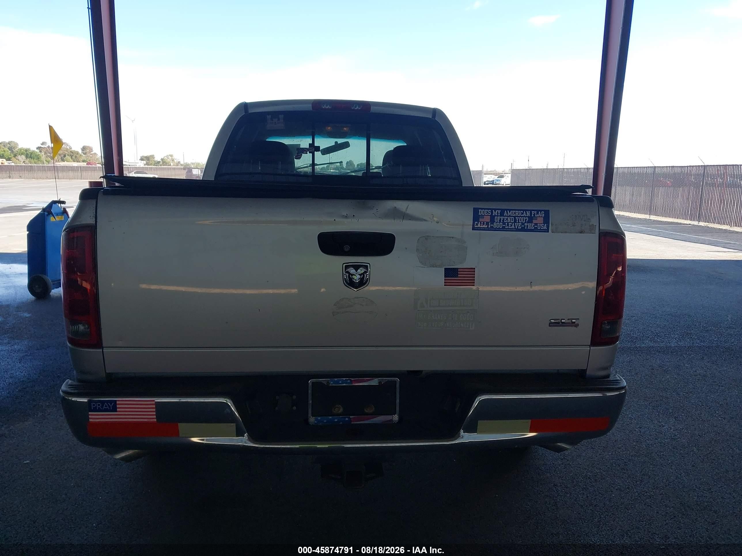 2005 Dodge Ram 1500 Slt/laramie Silver vin: 1D7HA18D95S284548