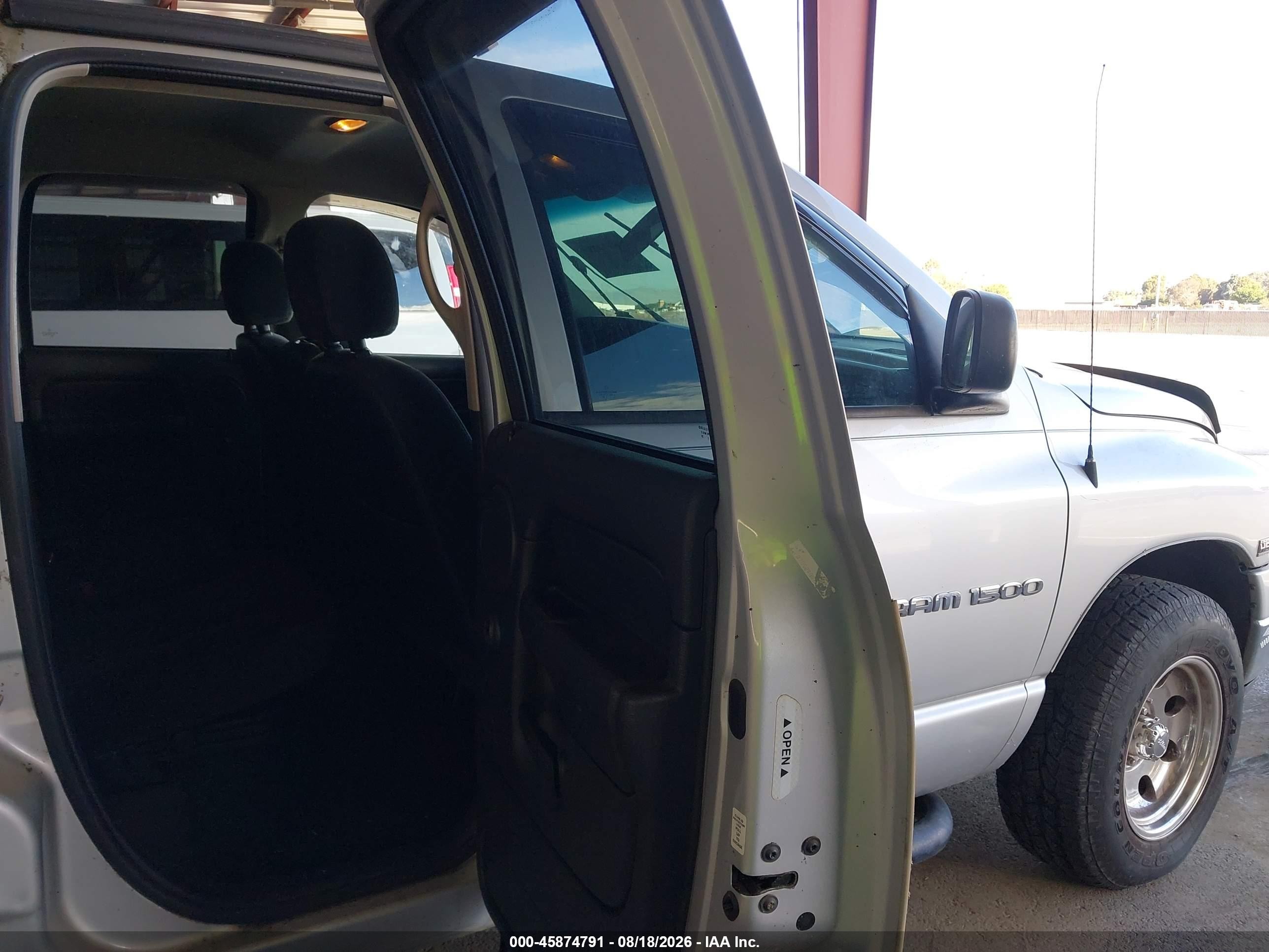 2005 Dodge Ram 1500 Slt/laramie Silver vin: 1D7HA18D95S284548