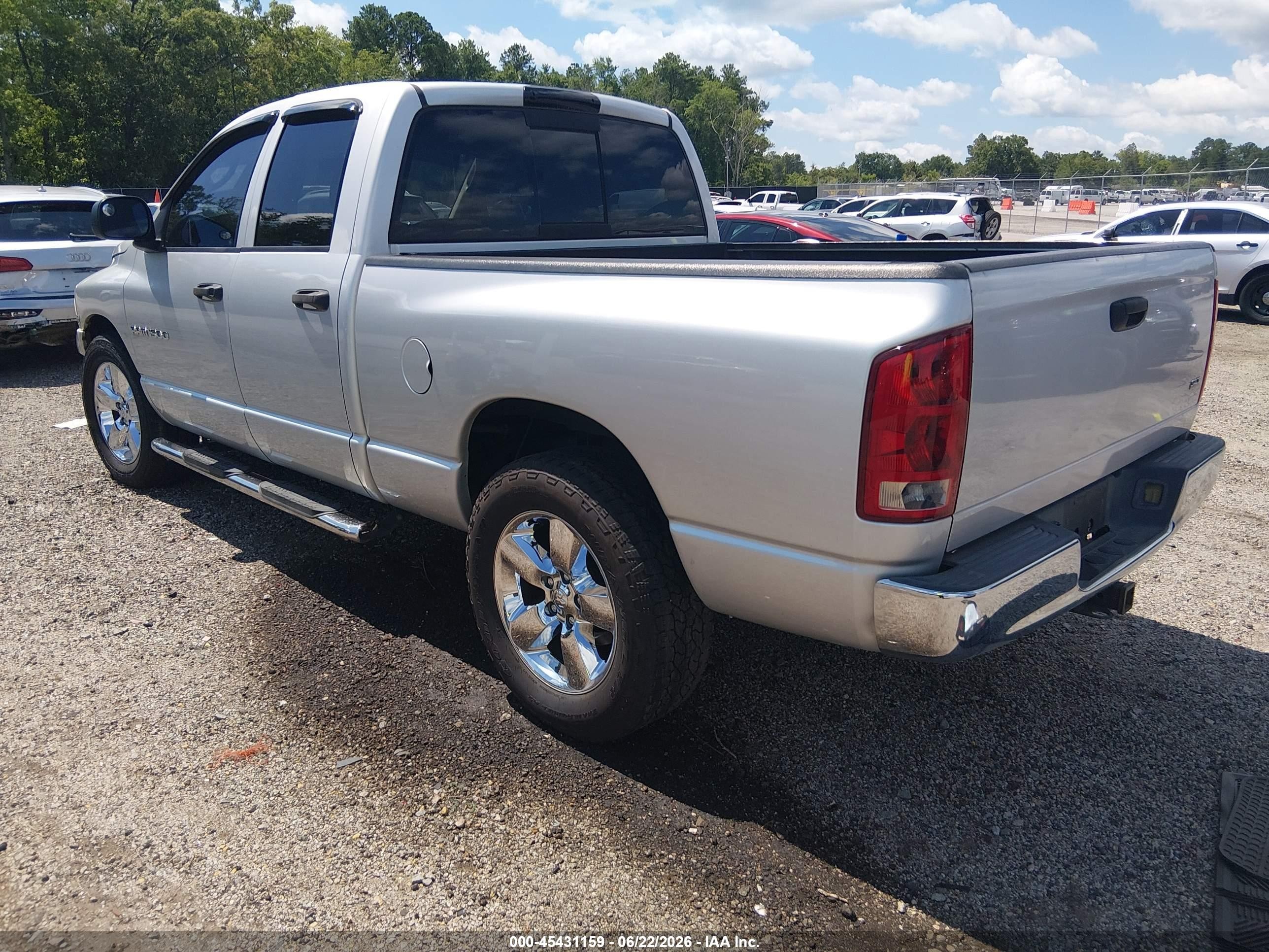 2005 Dodge Ram 1500 Slt/laramie Серый vin: 1D7HA18D95S367185