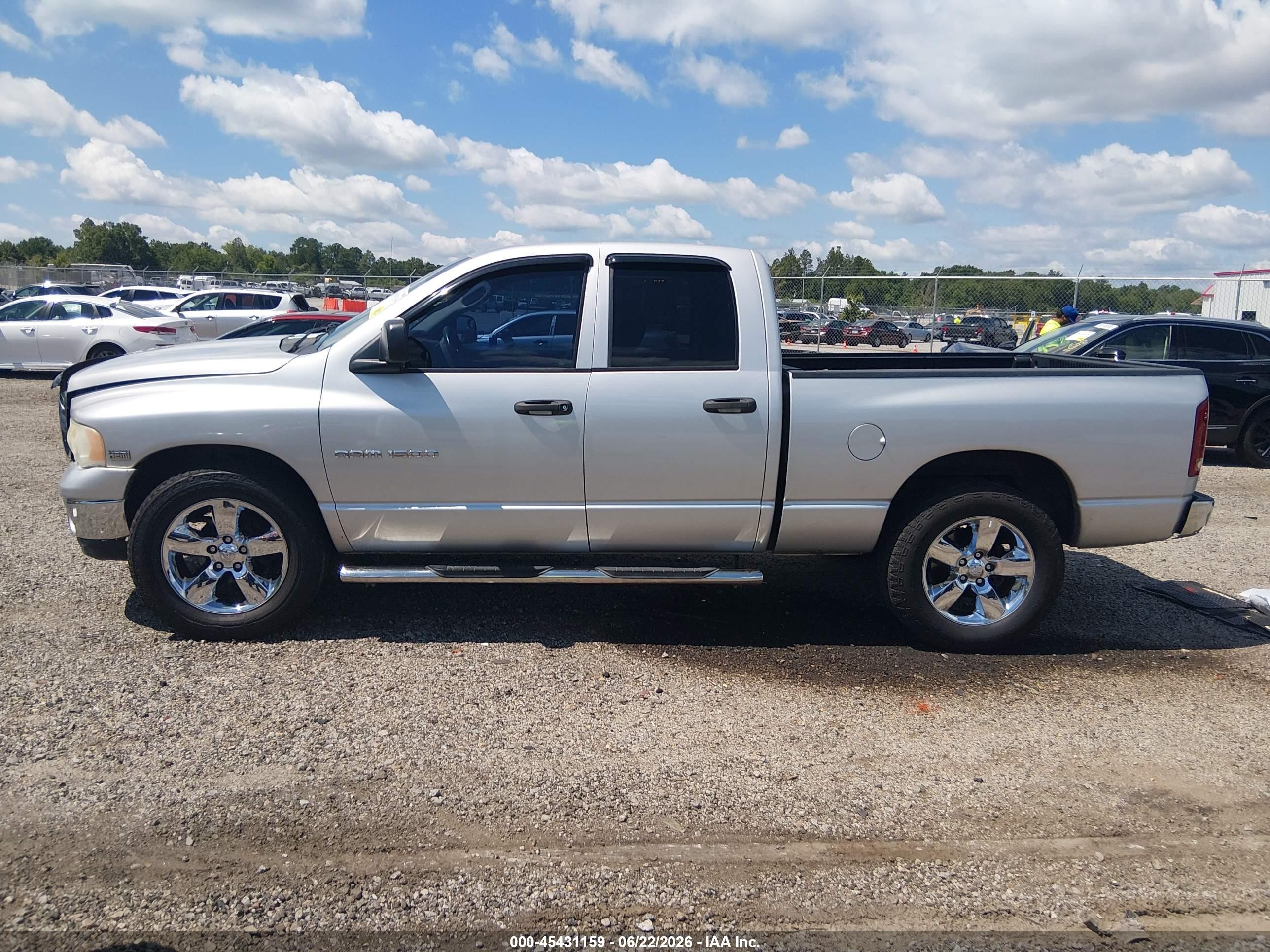 2005 Dodge Ram 1500 Slt/laramie Серый vin: 1D7HA18D95S367185