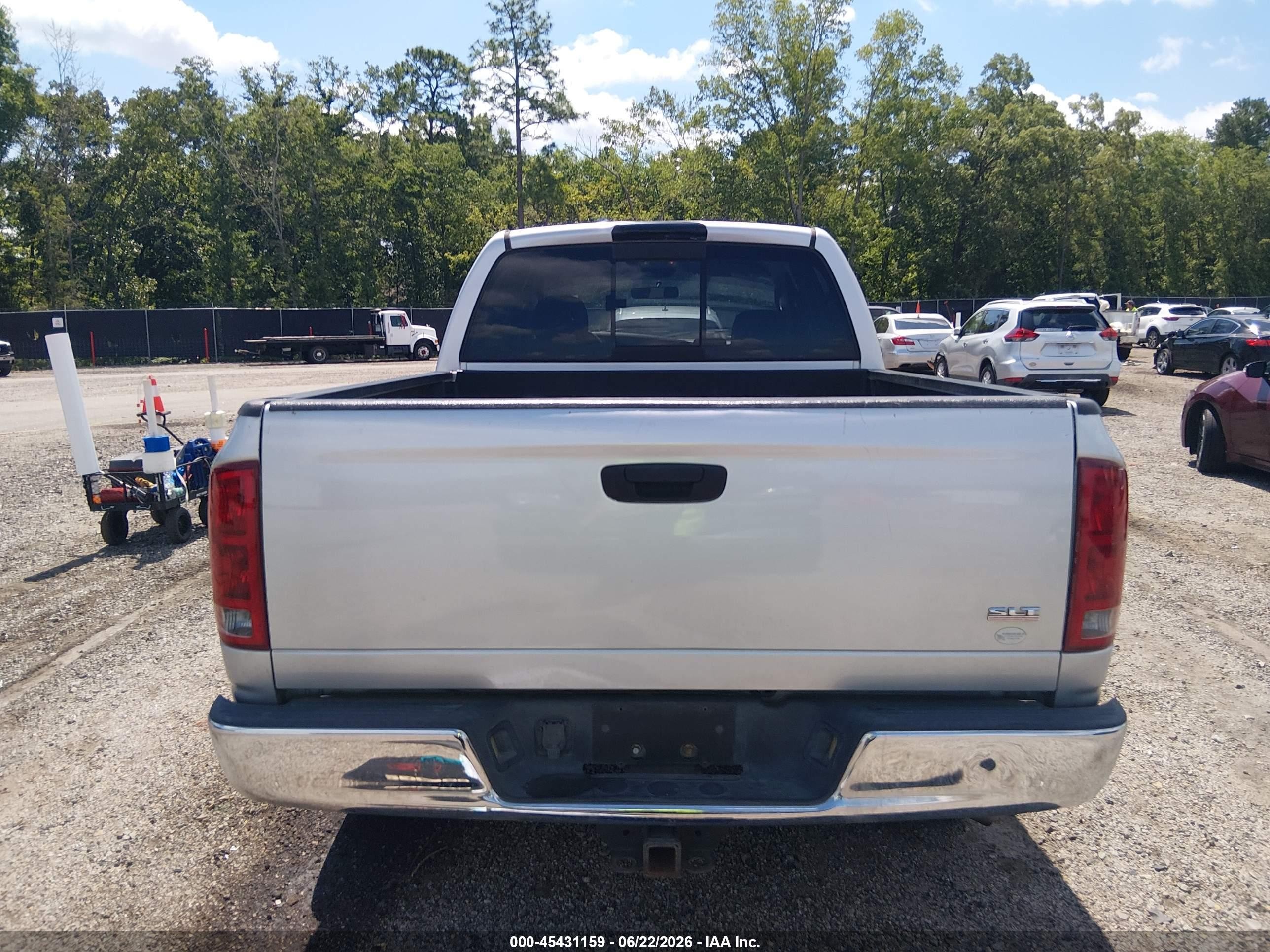 2005 Dodge Ram 1500 Slt/laramie Серый vin: 1D7HA18D95S367185