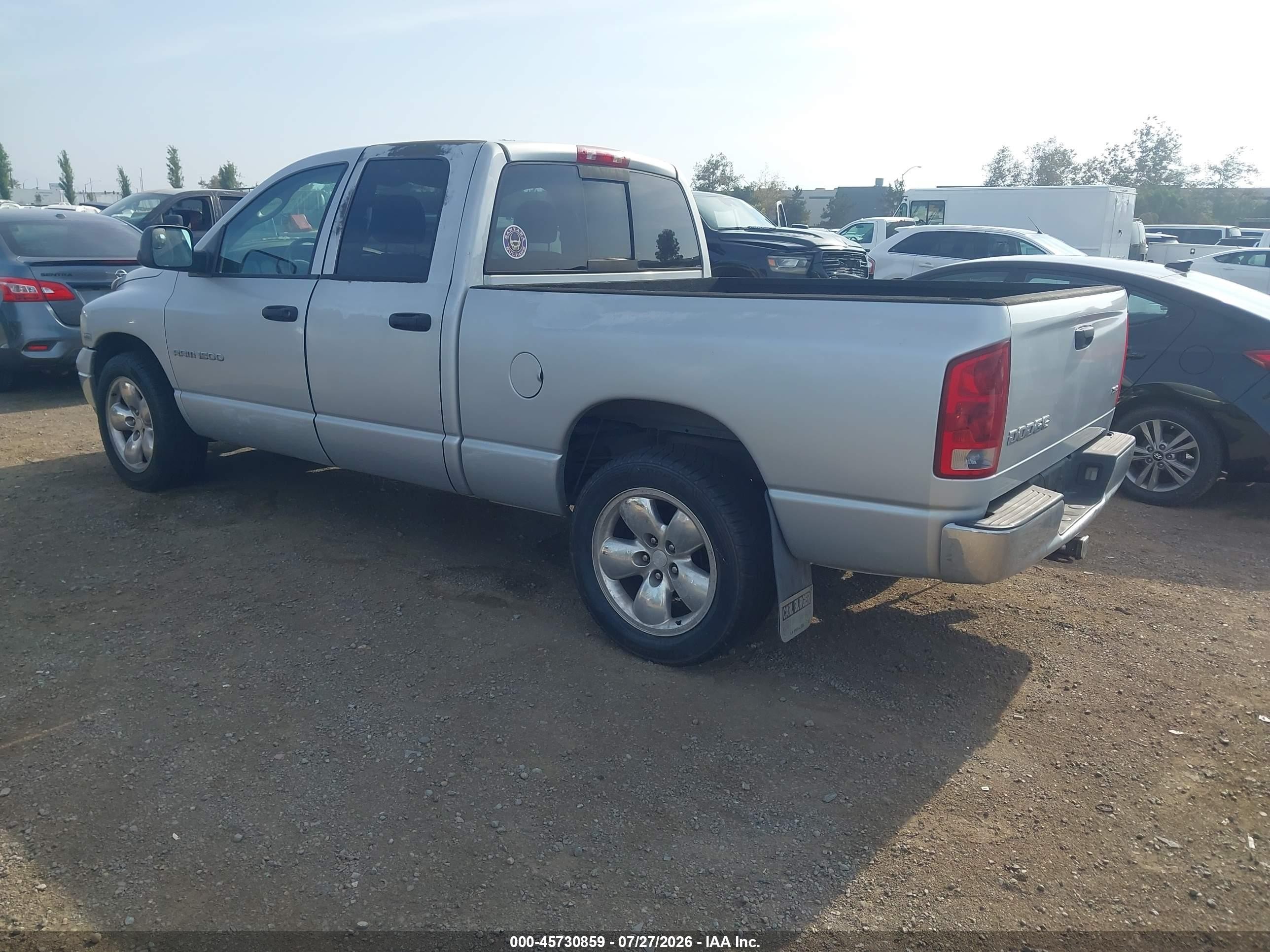 2003 Dodge Ram 1500 Slt/laramie/st Серебряный vin: 1D7HA18DX3S236912