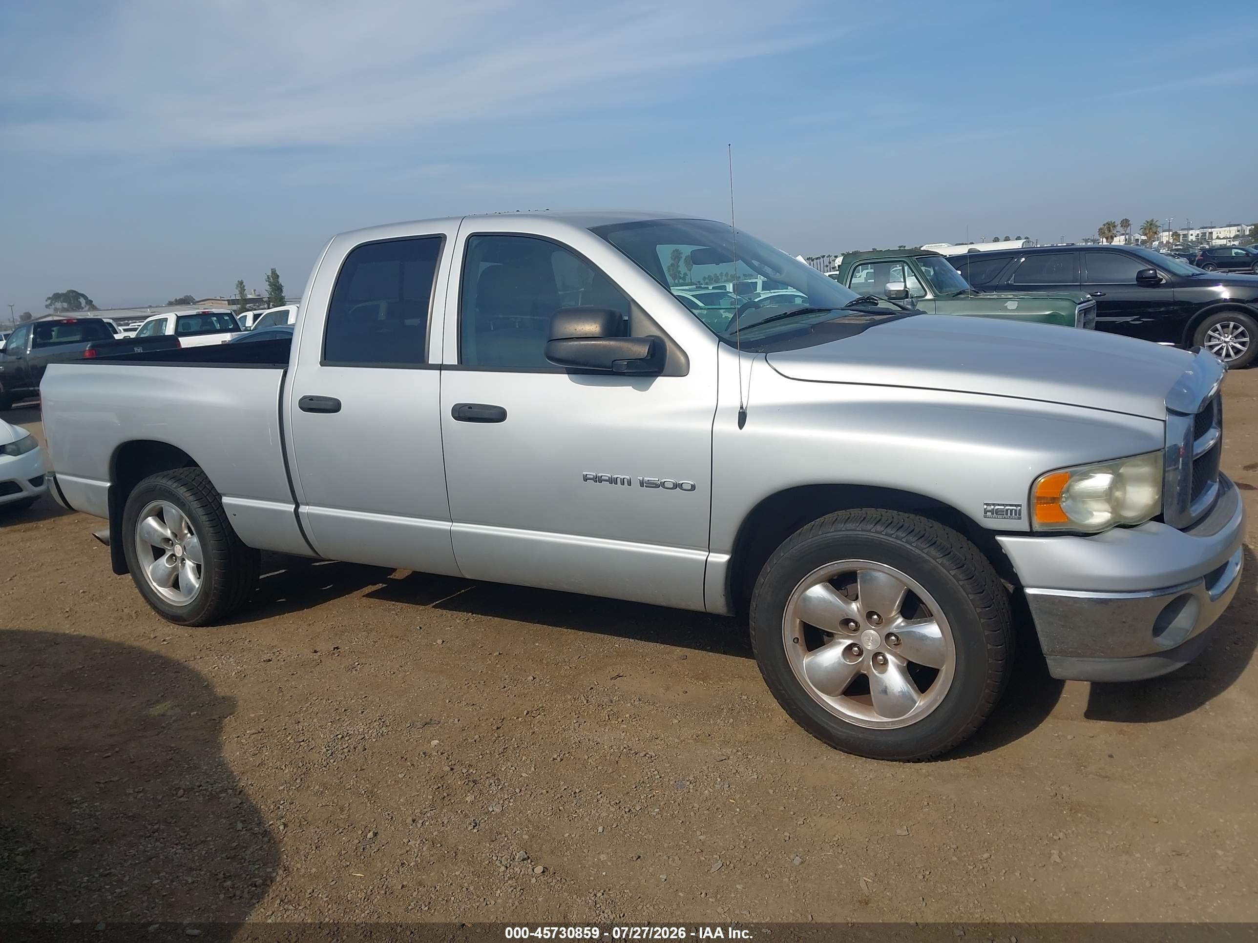 2003 Dodge Ram 1500 Slt/laramie/st Серебряный vin: 1D7HA18DX3S236912