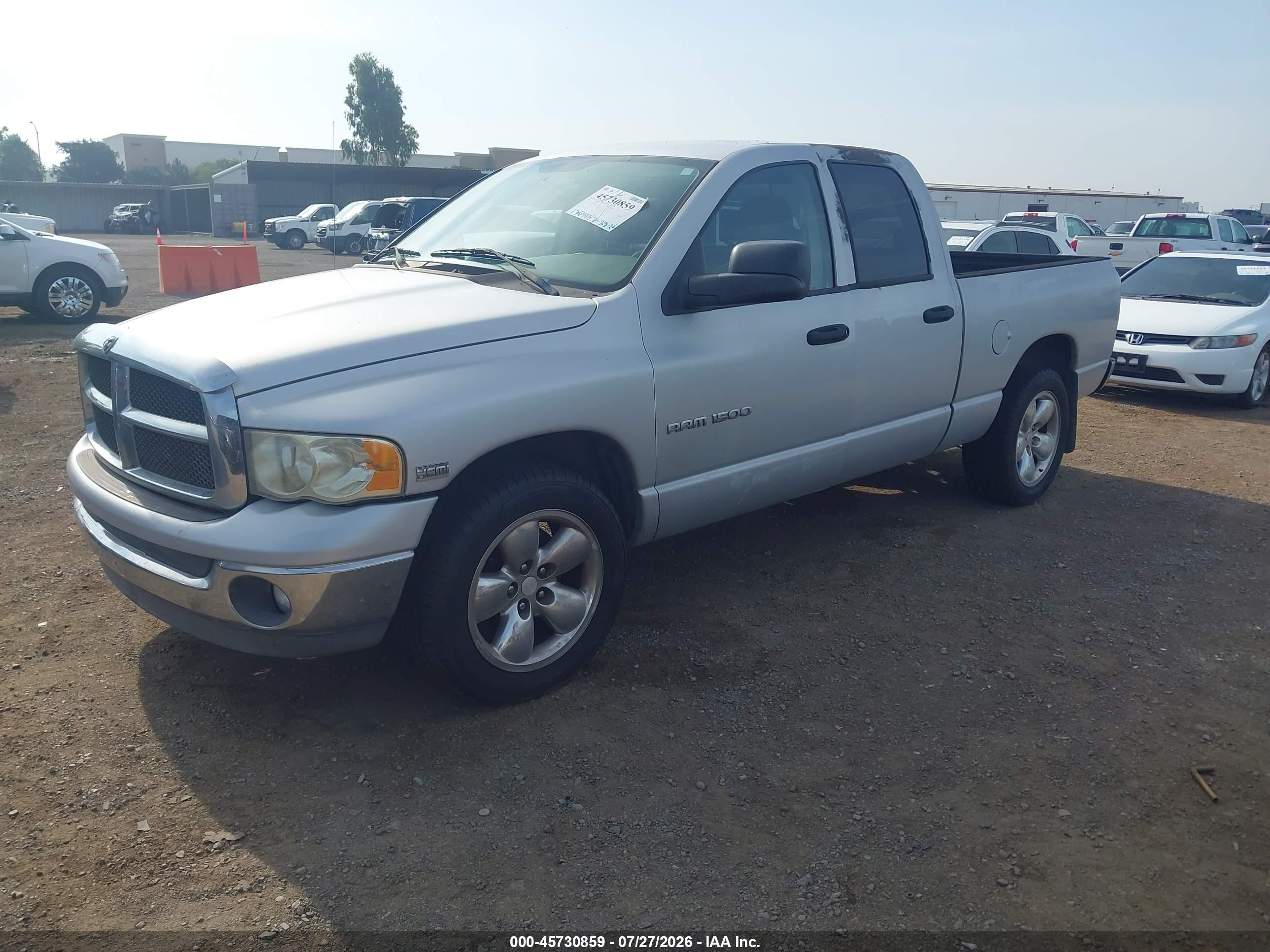 2003 Dodge Ram 1500 Slt/laramie/st Серебряный vin: 1D7HA18DX3S236912