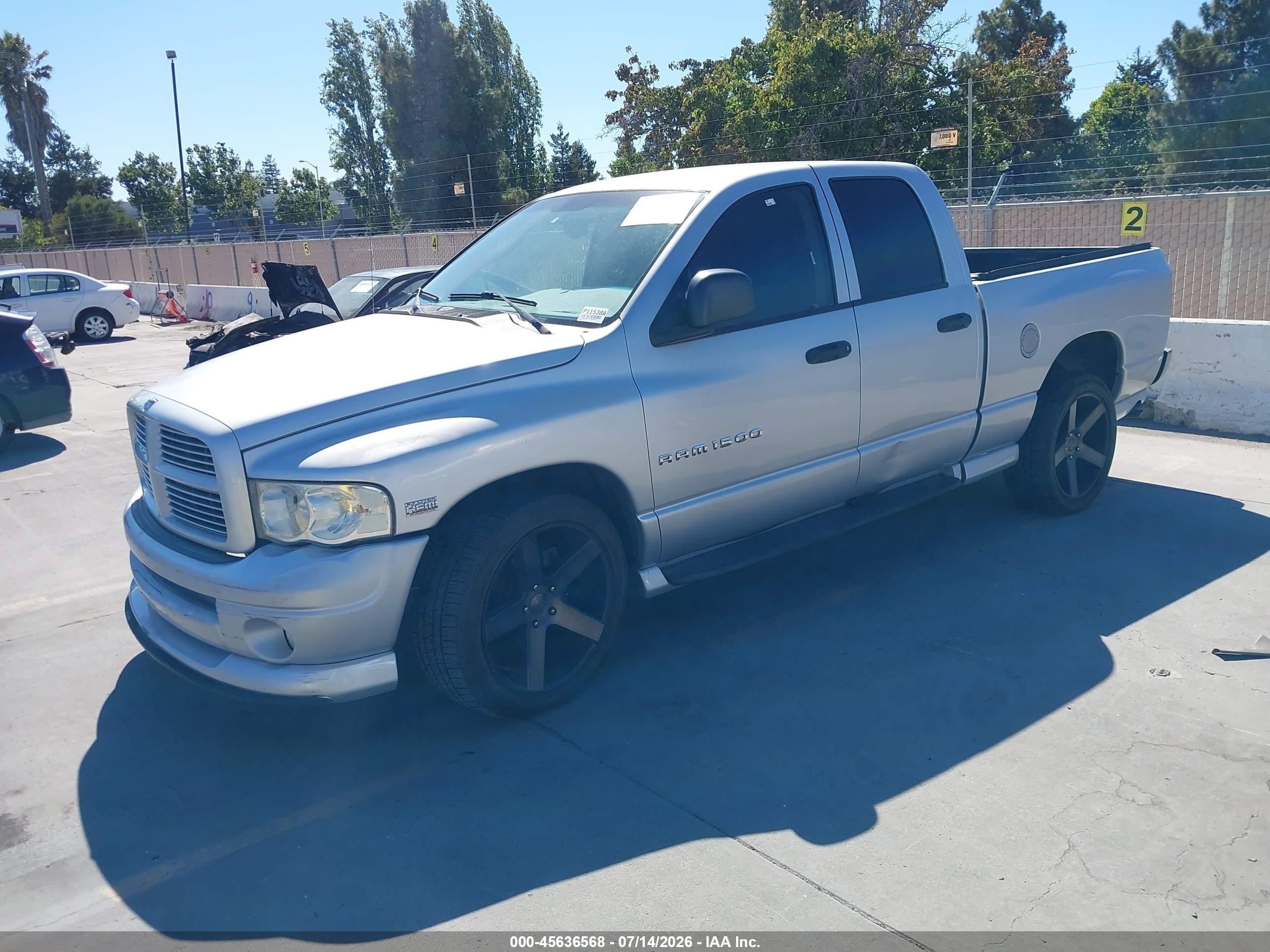 2003 Dodge Ram 1500 Slt/laramie/st Gray vin: 1D7HA18DX3S356287