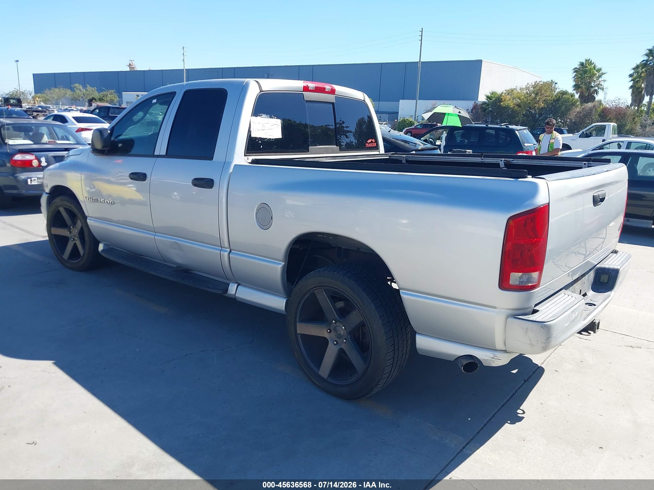 2003 Dodge Ram 1500 Slt/laramie/st Gray vin: 1D7HA18DX3S356287