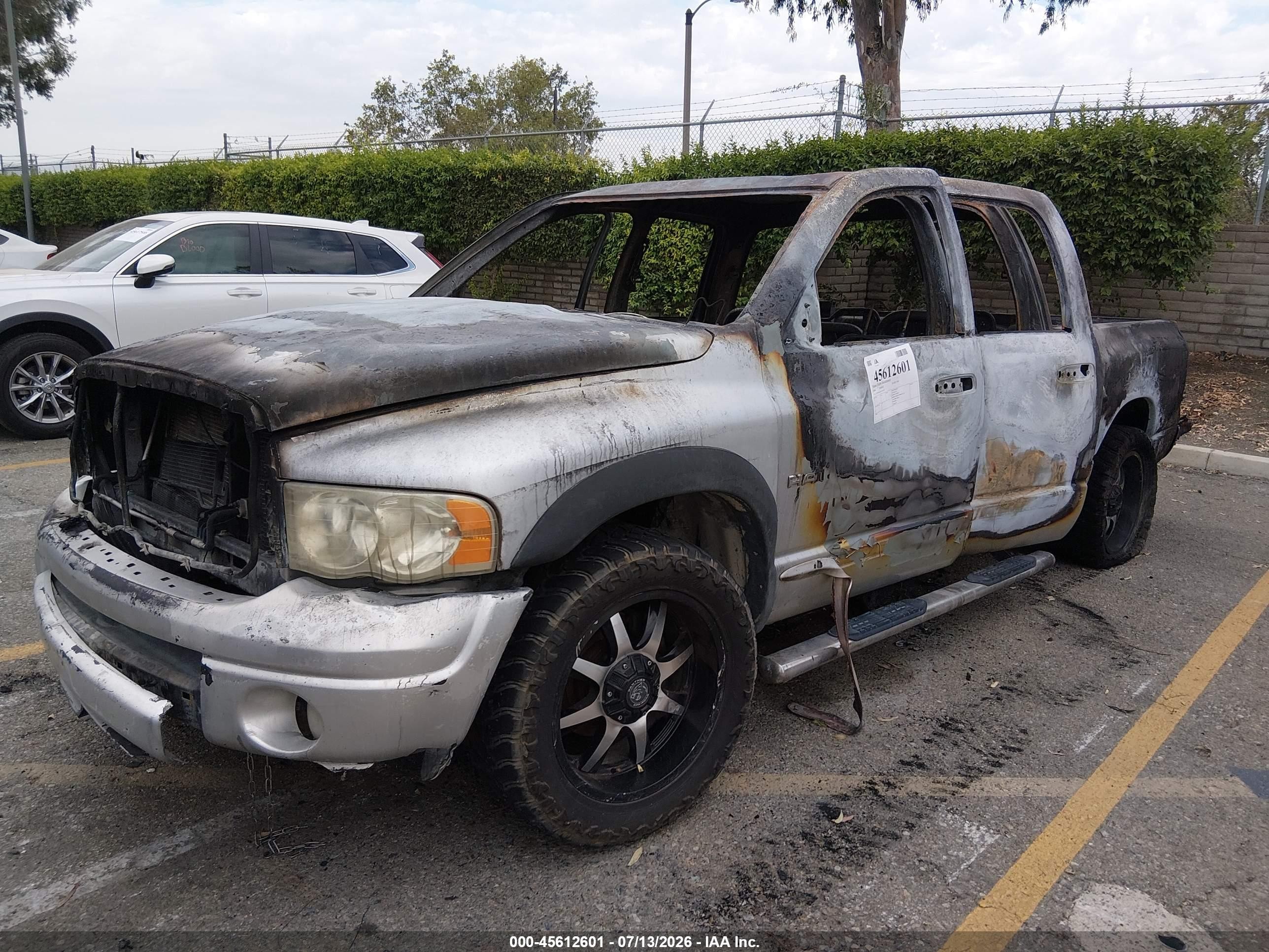 2004 Dodge Ram 1500 Slt/laramie Silver vin: 1D7HA18DX4J109116