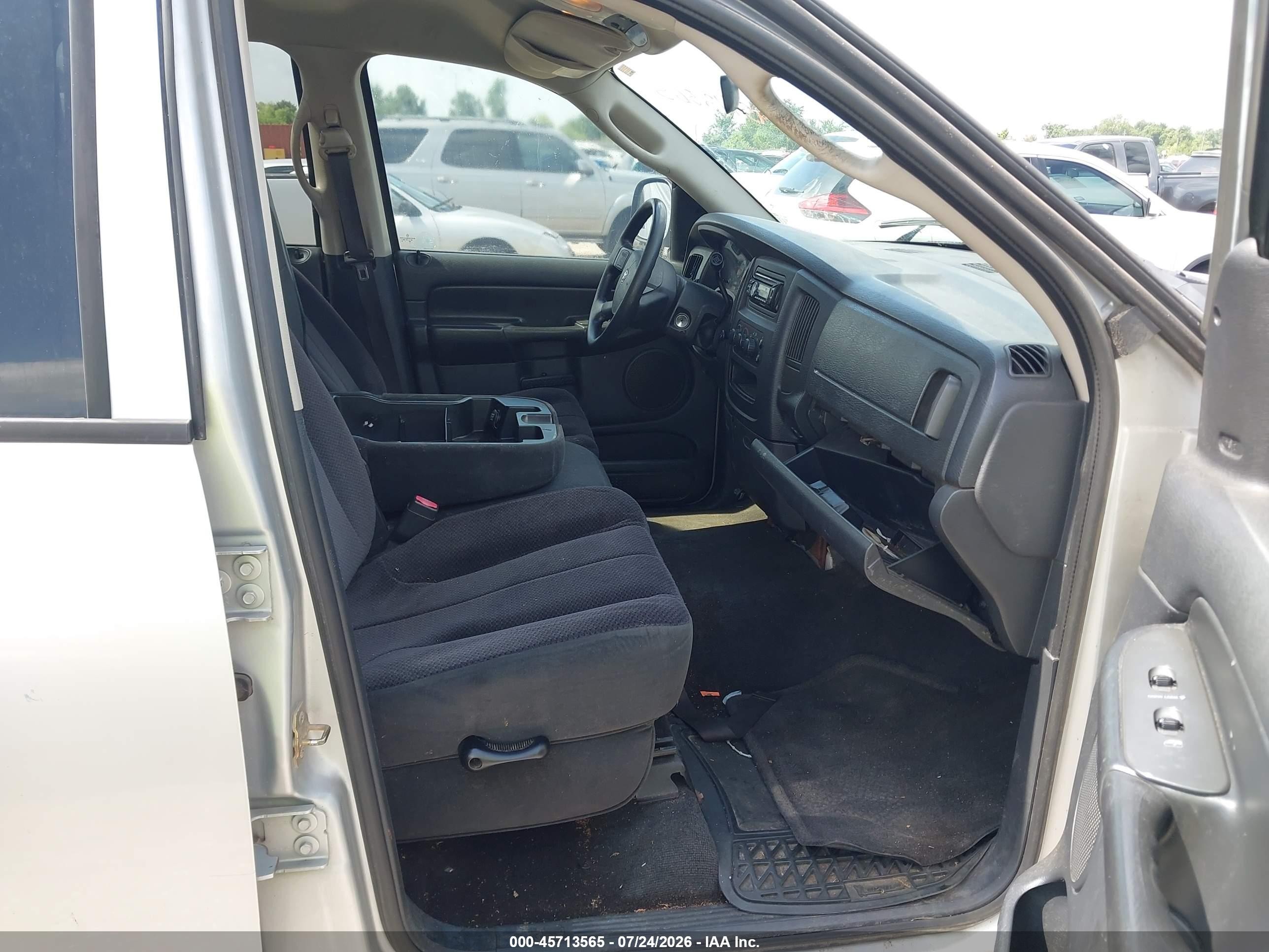 2004 Dodge Ram 1500 Slt/laramie Silver vin: 1D7HA18DX4J216182