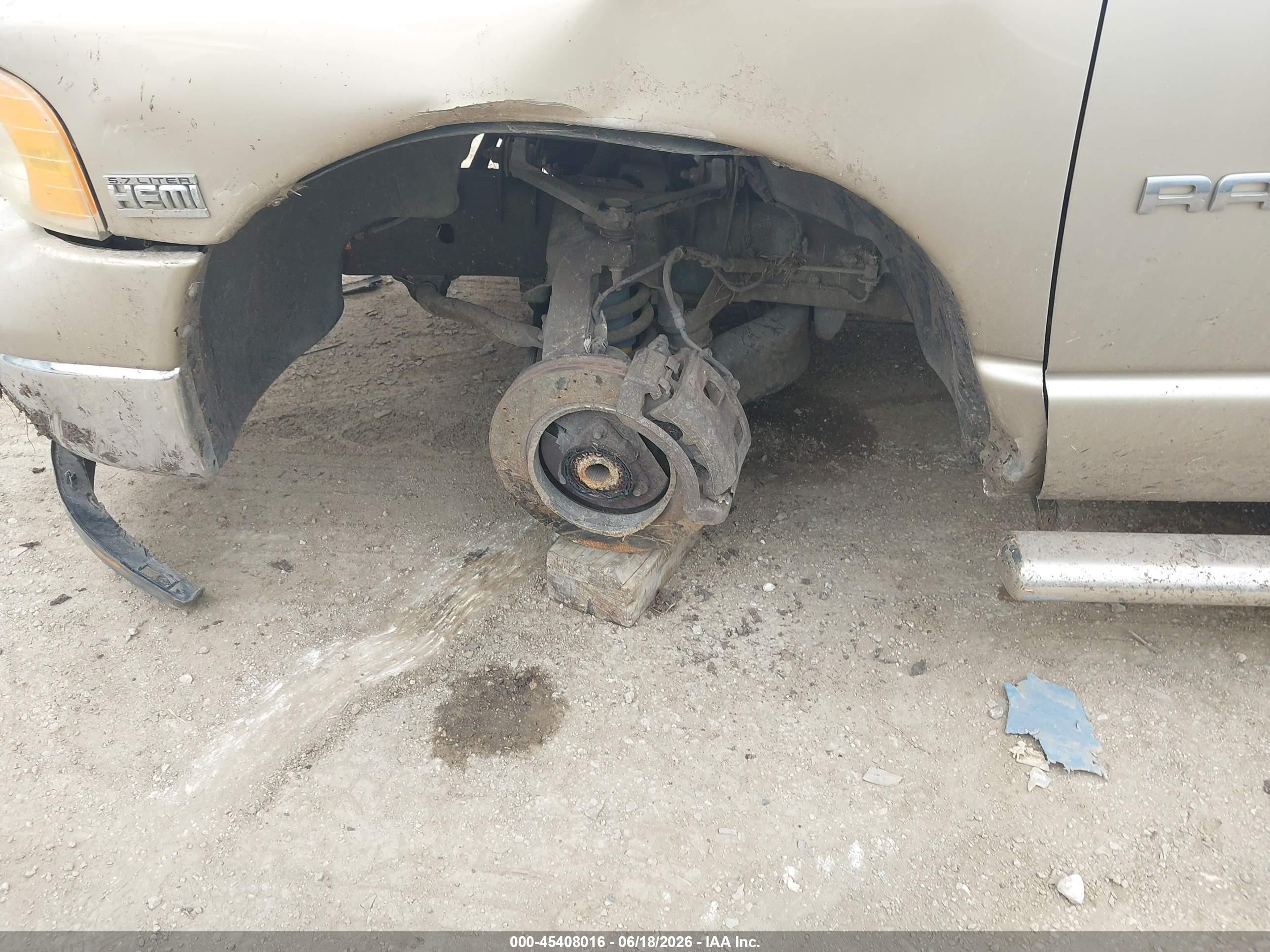 2005 Dodge Ram 1500 Slt/laramie Beige vin: 1D7HA18DX5S173894