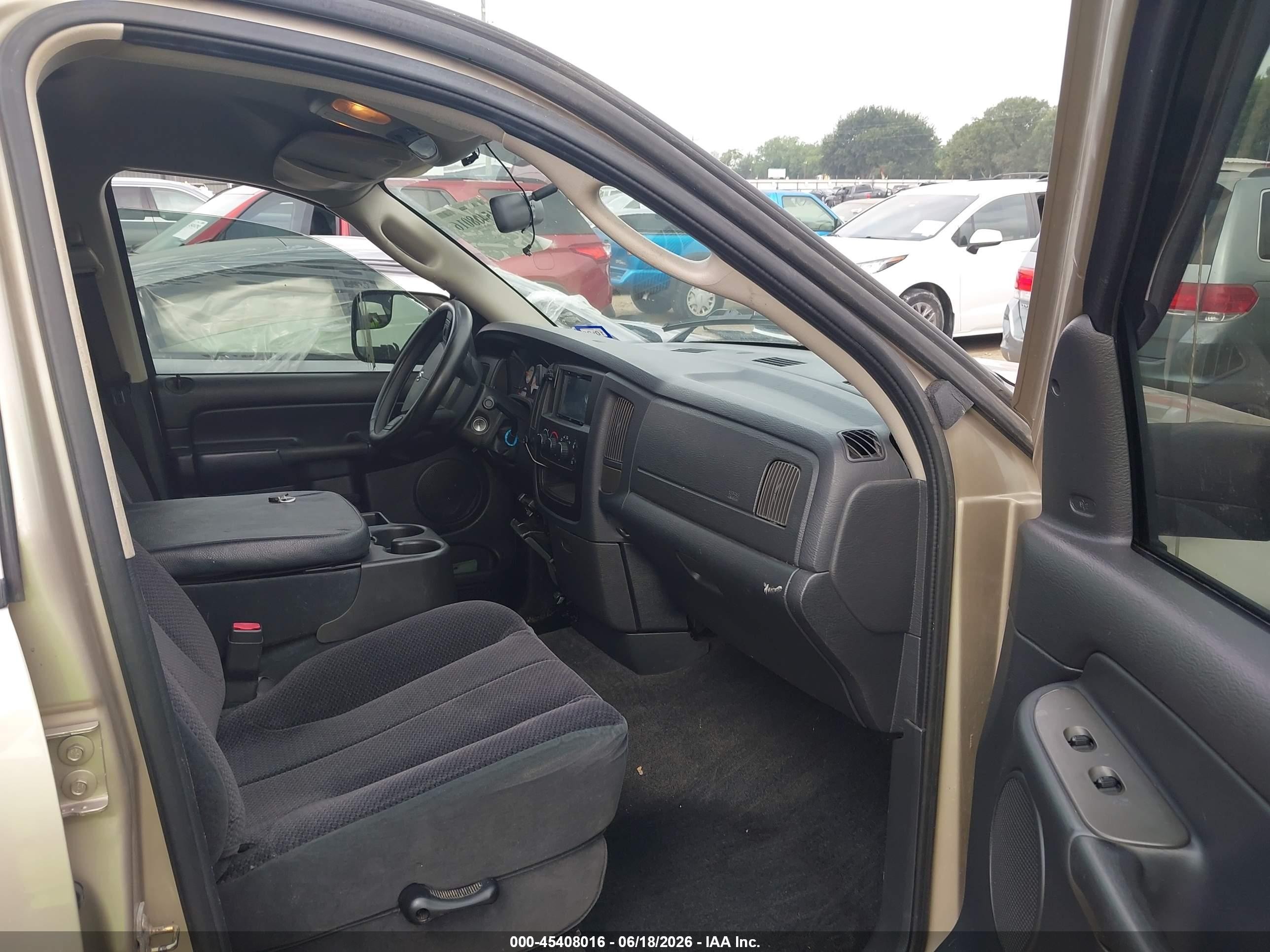 2005 Dodge Ram 1500 Slt/laramie Beige vin: 1D7HA18DX5S173894