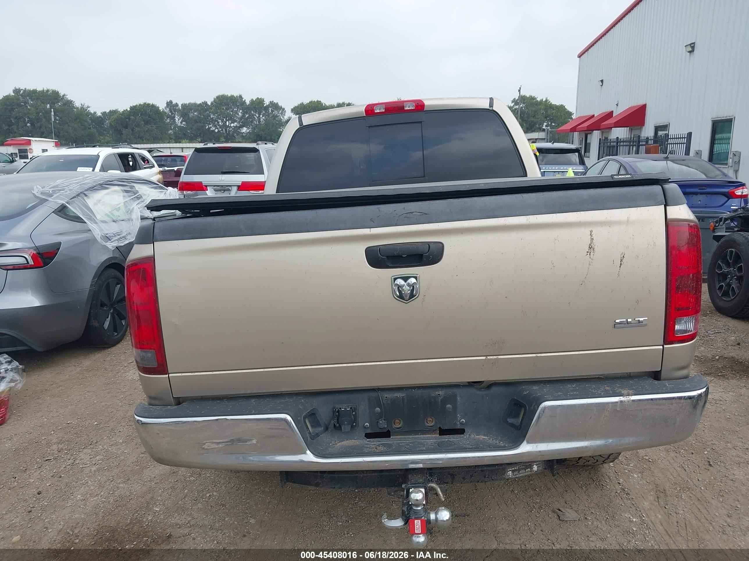 2005 Dodge Ram 1500 Slt/laramie Beige vin: 1D7HA18DX5S173894