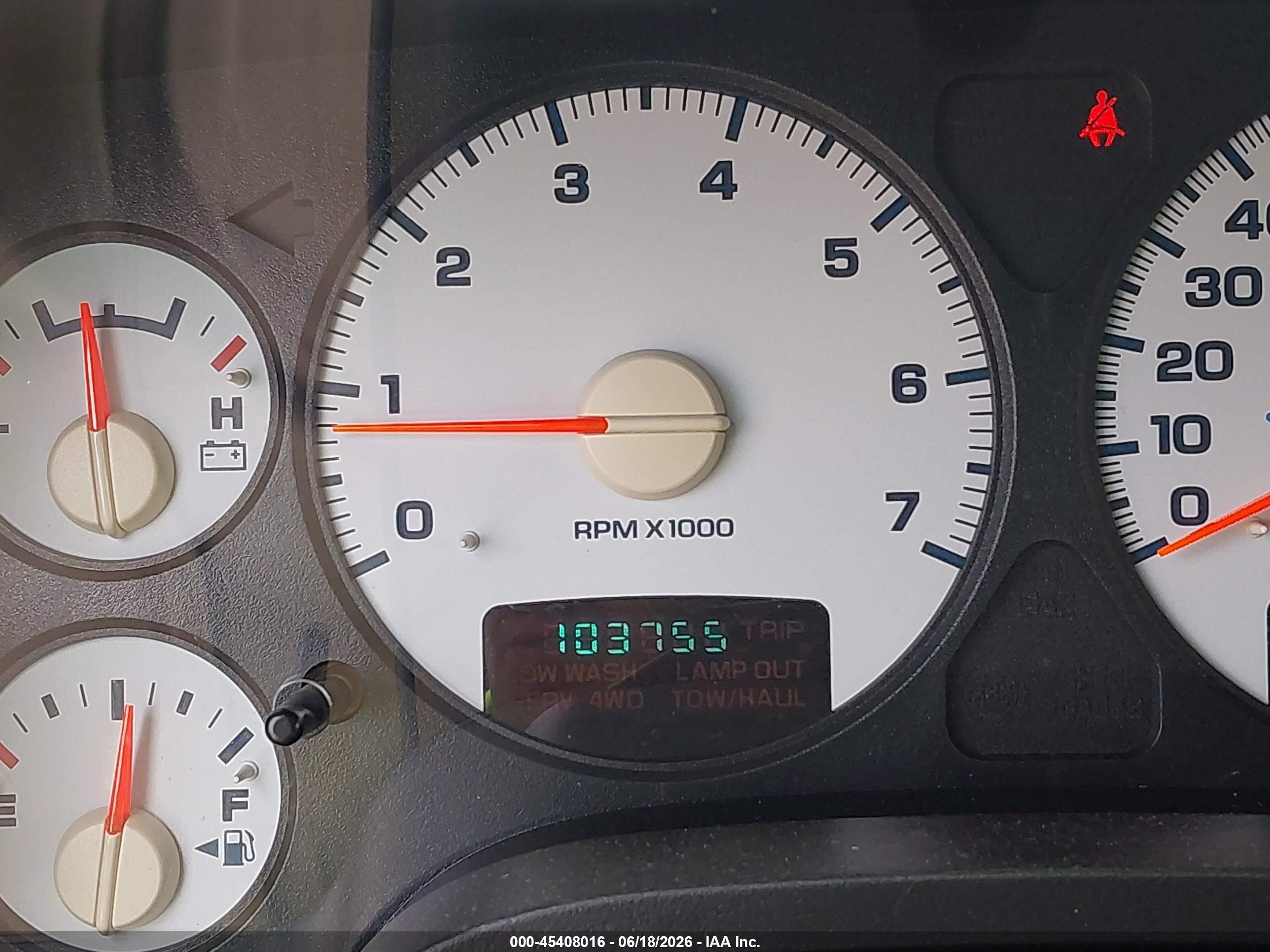 2005 Dodge Ram 1500 Slt/laramie Beige vin: 1D7HA18DX5S173894