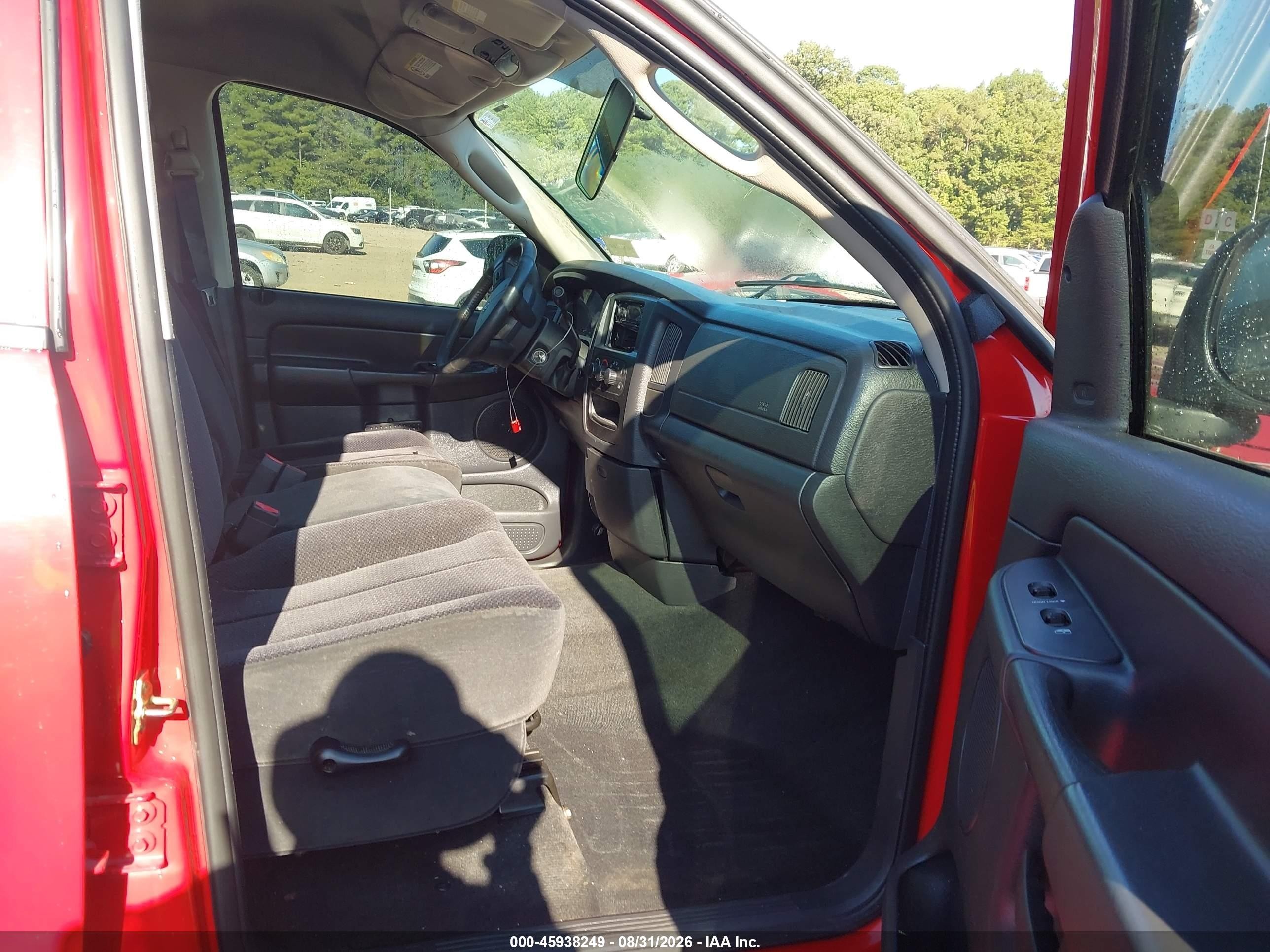 2005 Dodge Ram 1500 Slt/laramie Red vin: 1D7HA18DX5S239361