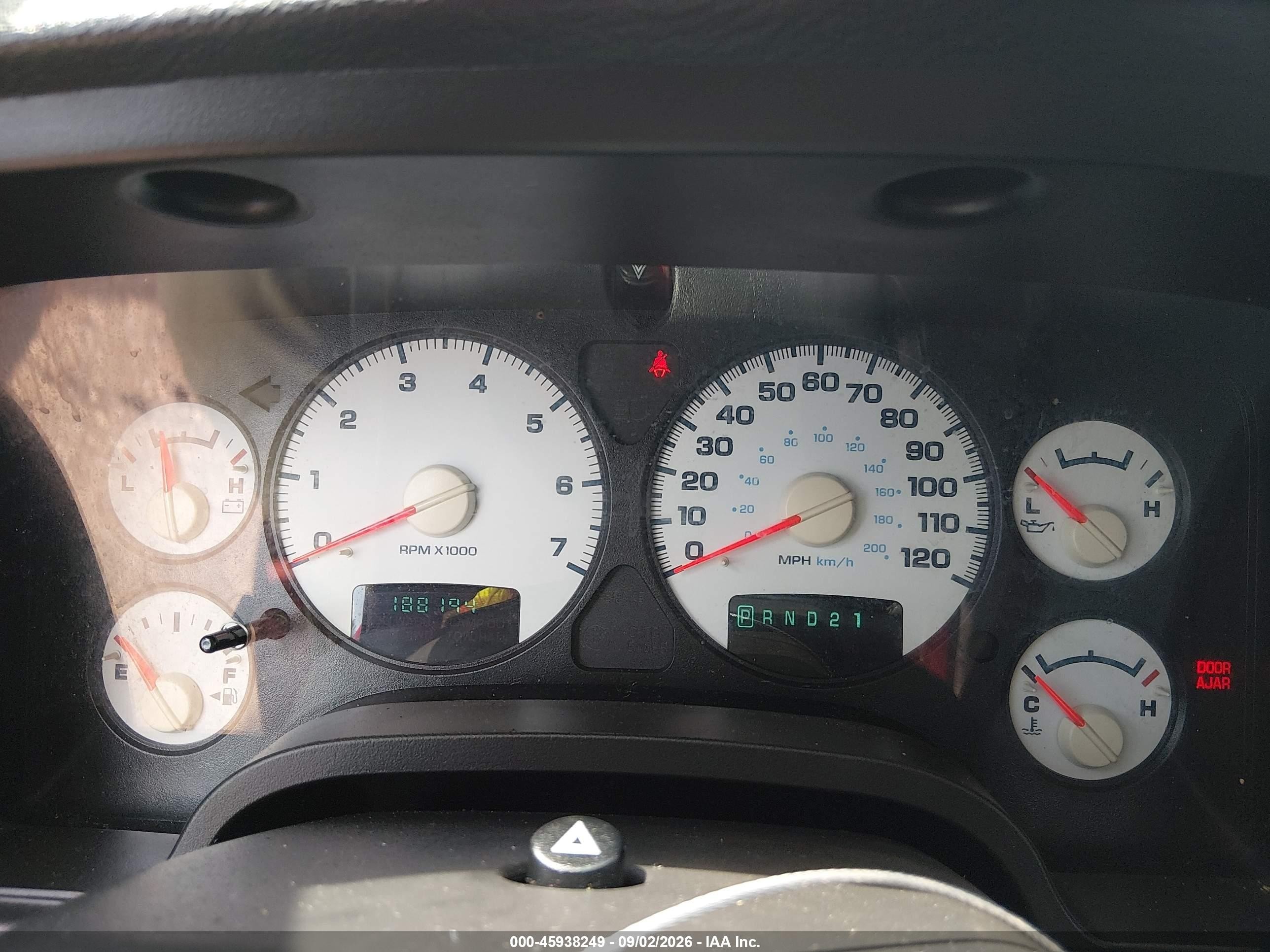 2005 Dodge Ram 1500 Slt/laramie Red vin: 1D7HA18DX5S239361