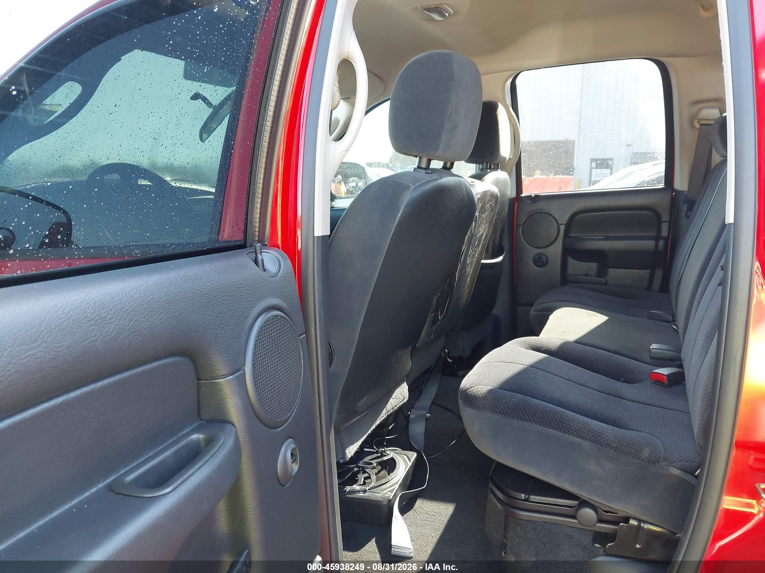 2005 Dodge Ram 1500 Slt/laramie Red vin: 1D7HA18DX5S239361