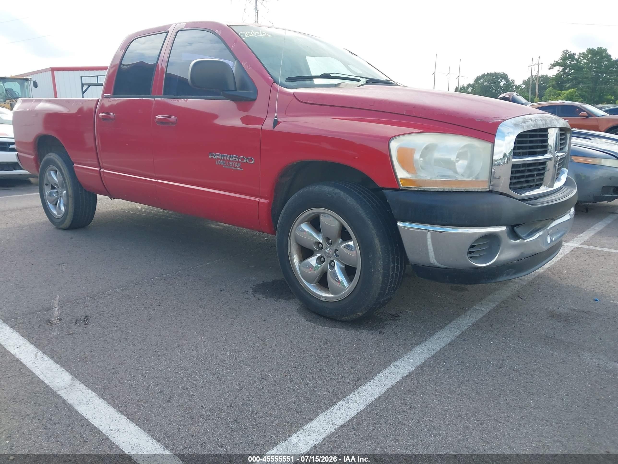 2006 Dodge Ram 1500 St Red vin: 1D7HA18K16J146430