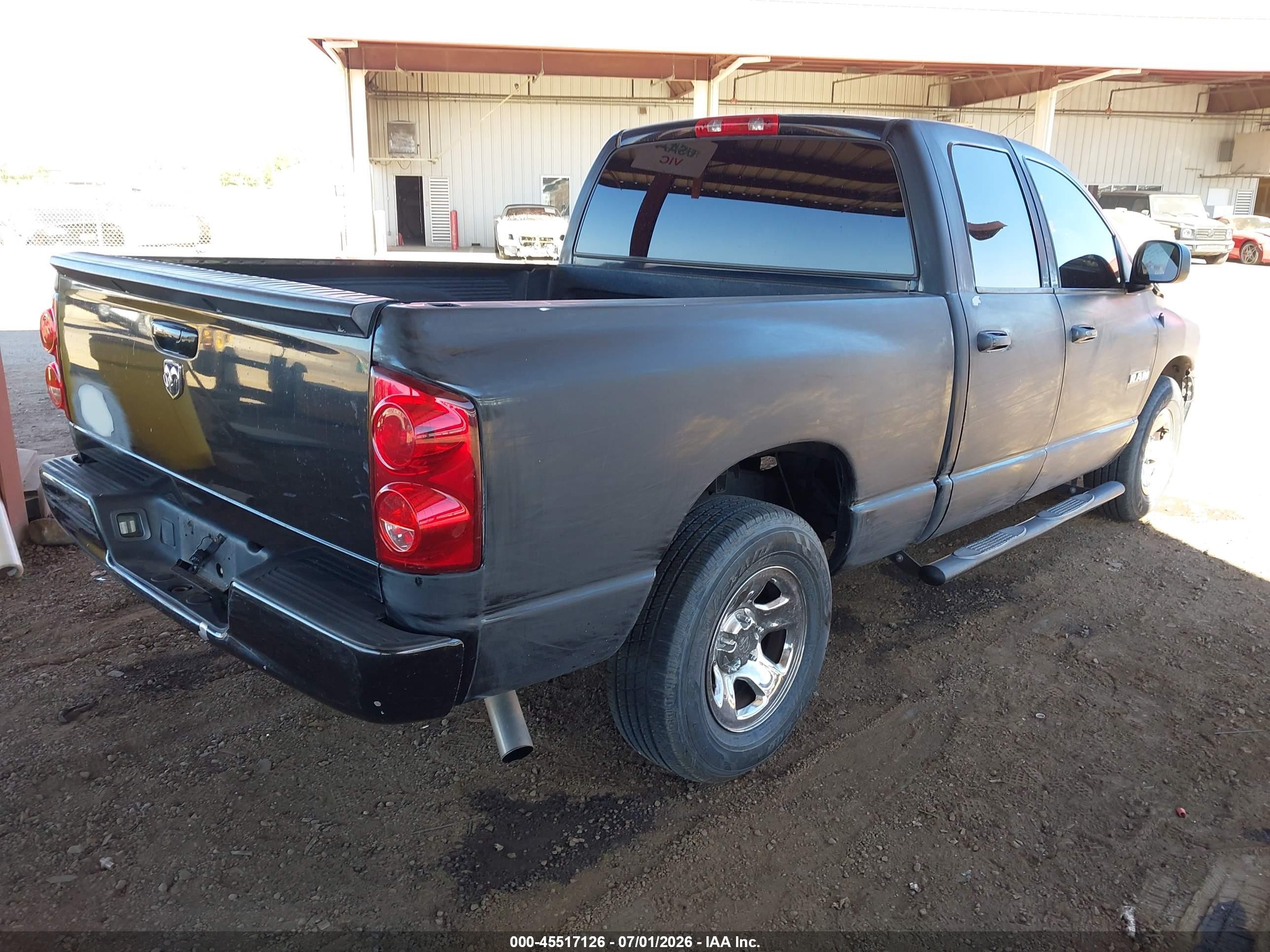 2008 Dodge Ram 1500 St/sxt Black vin: 1D7HA18K18J205091