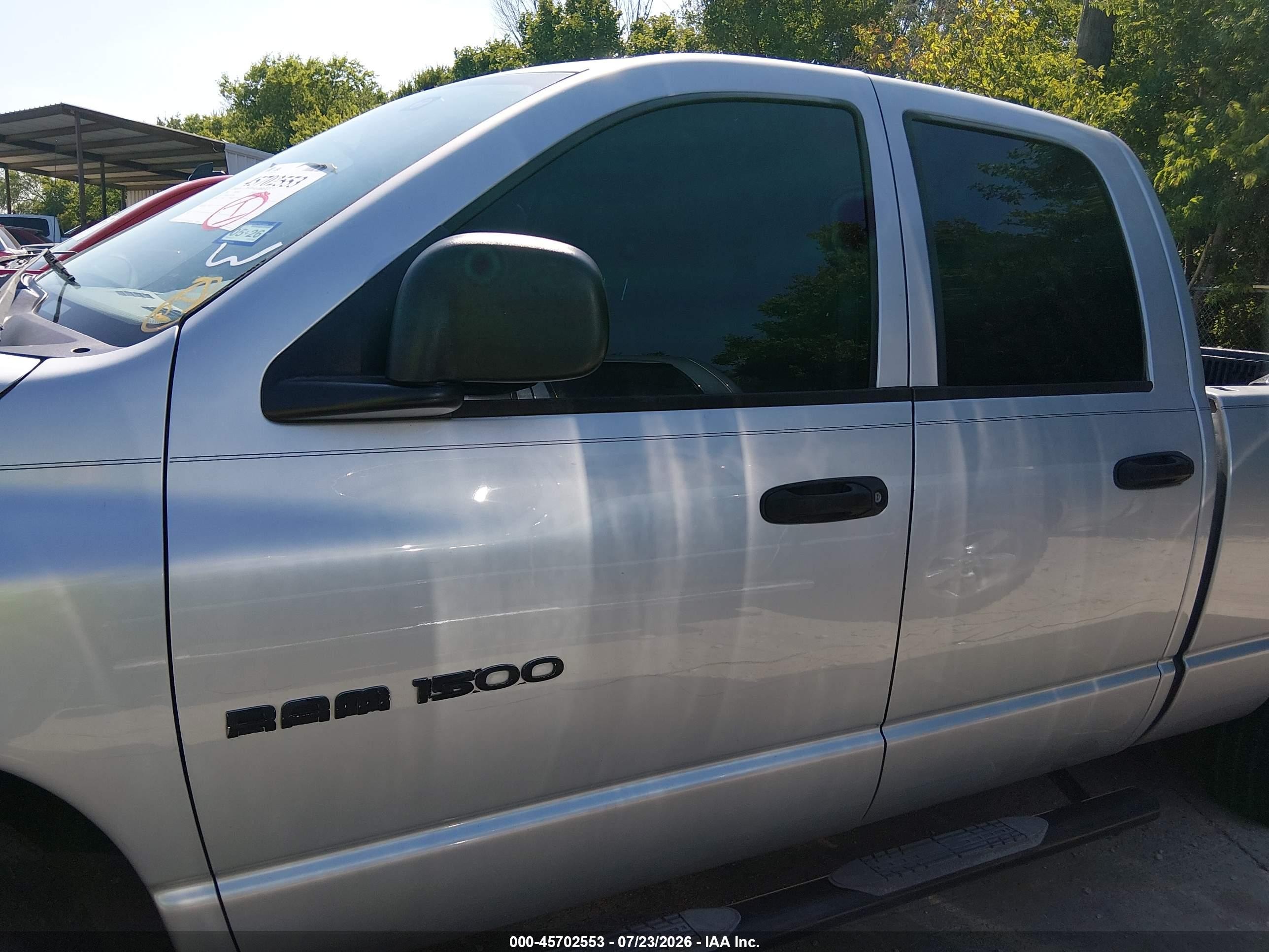 2007 Dodge Ram 1500 St Silver vin: 1D7HA18K27J621486