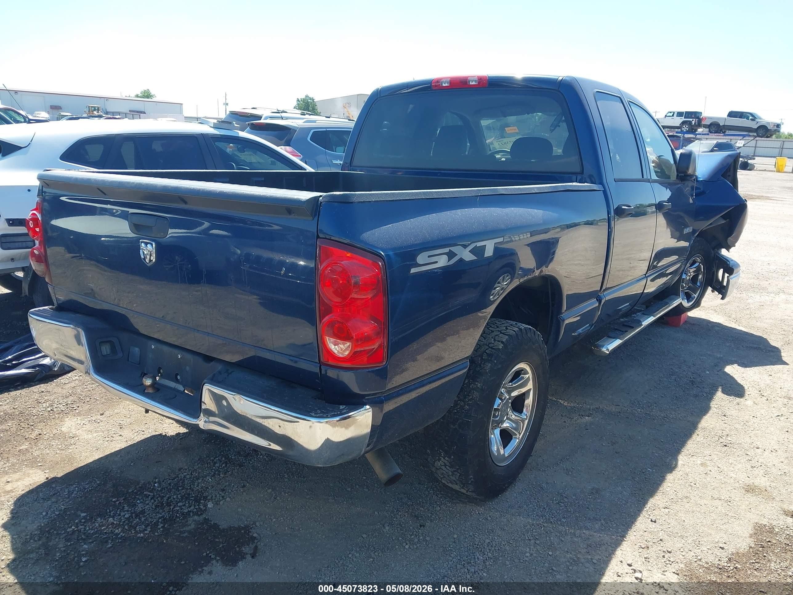 2008 Dodge Ram 1500 St/sxt Blue vin: 1D7HA18K28J205245