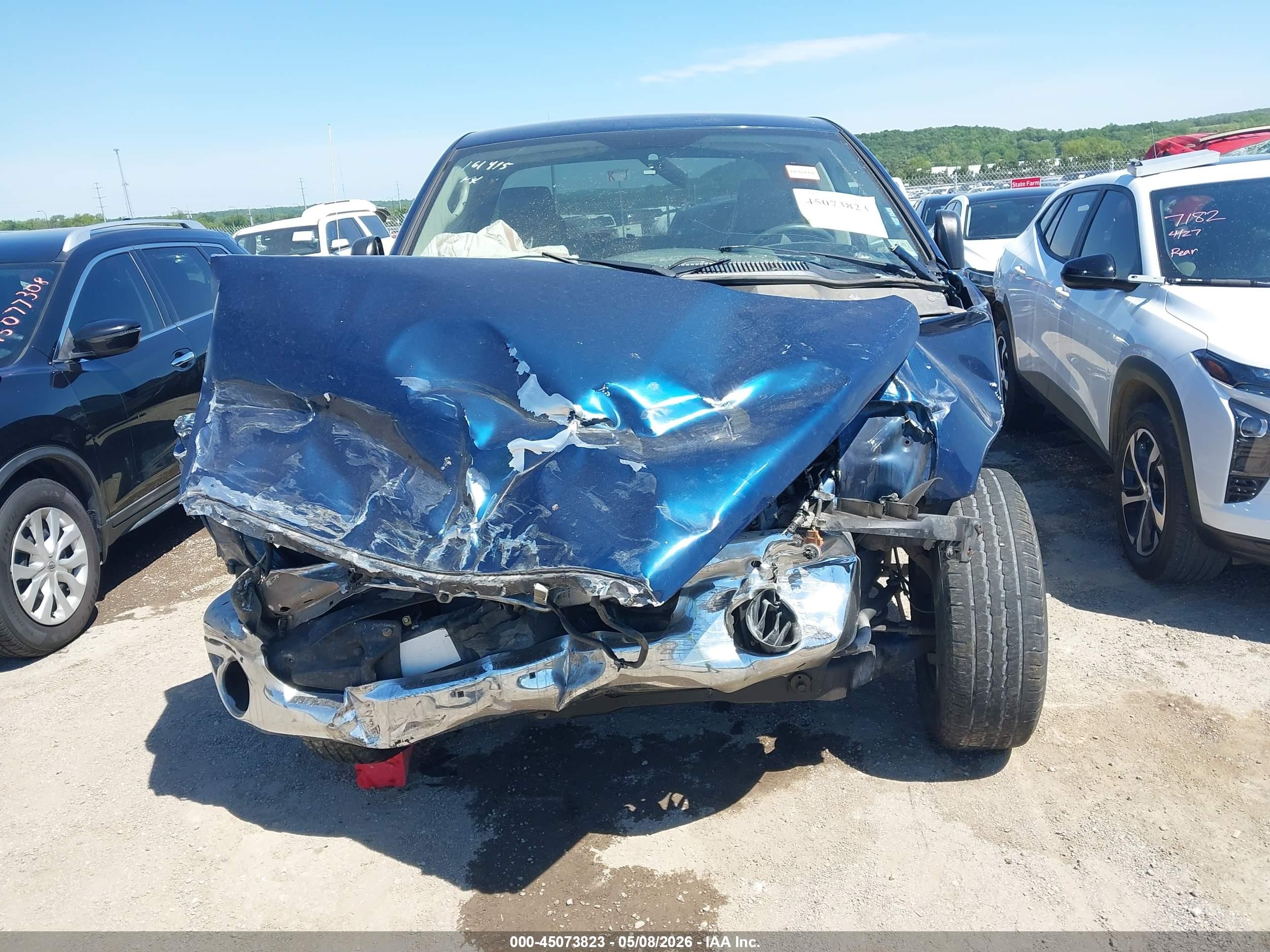 2008 Dodge Ram 1500 St/sxt Blue vin: 1D7HA18K28J205245