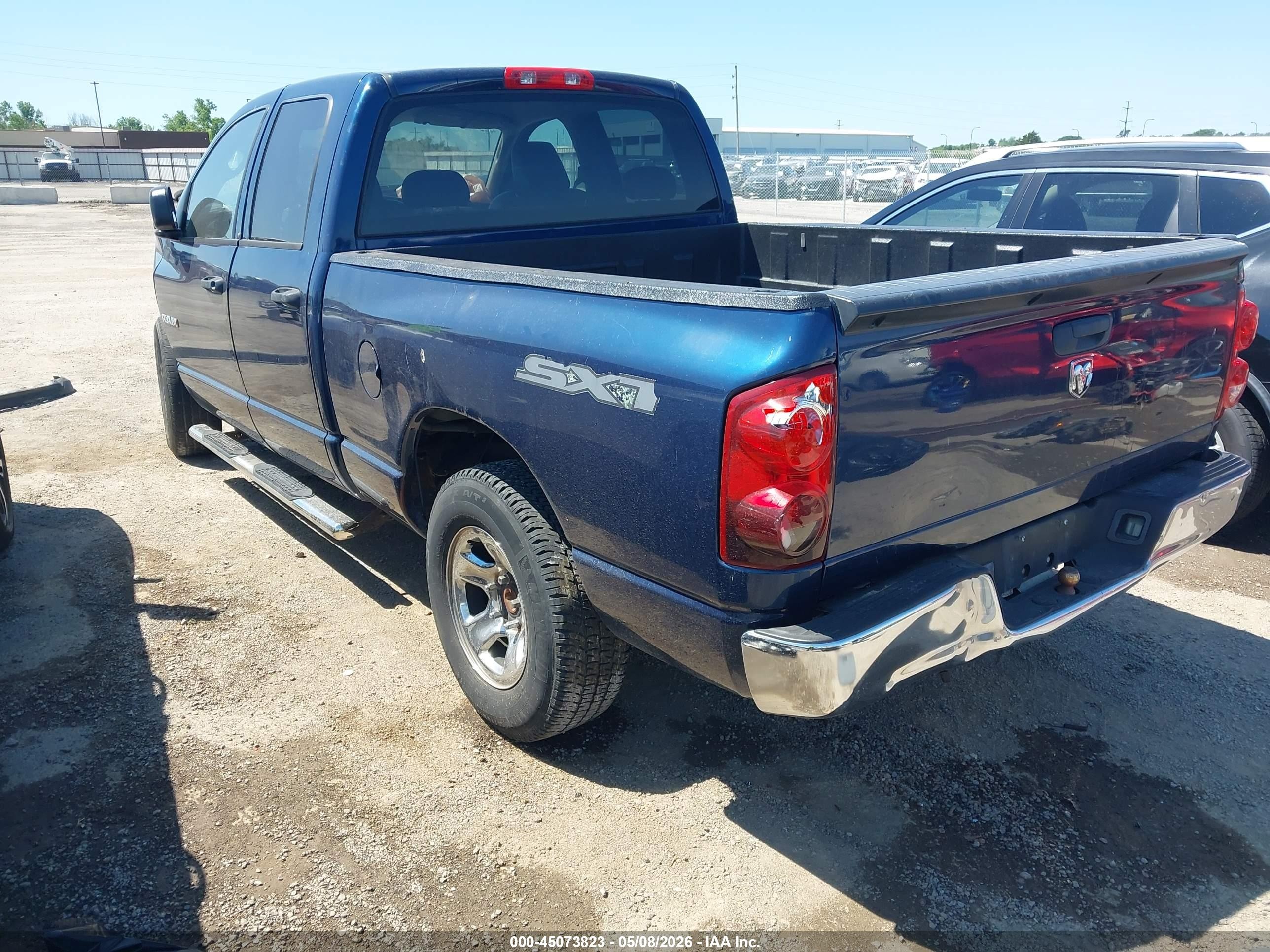 2008 Dodge Ram 1500 St/sxt Blue vin: 1D7HA18K28J205245