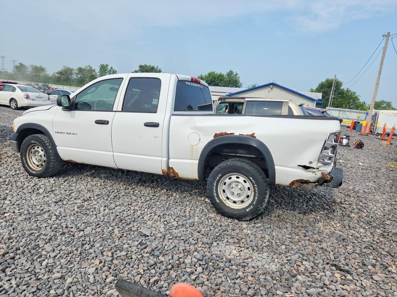 2005 Dodge Ram 1500 St White vin: 1D7HA18K35J525959