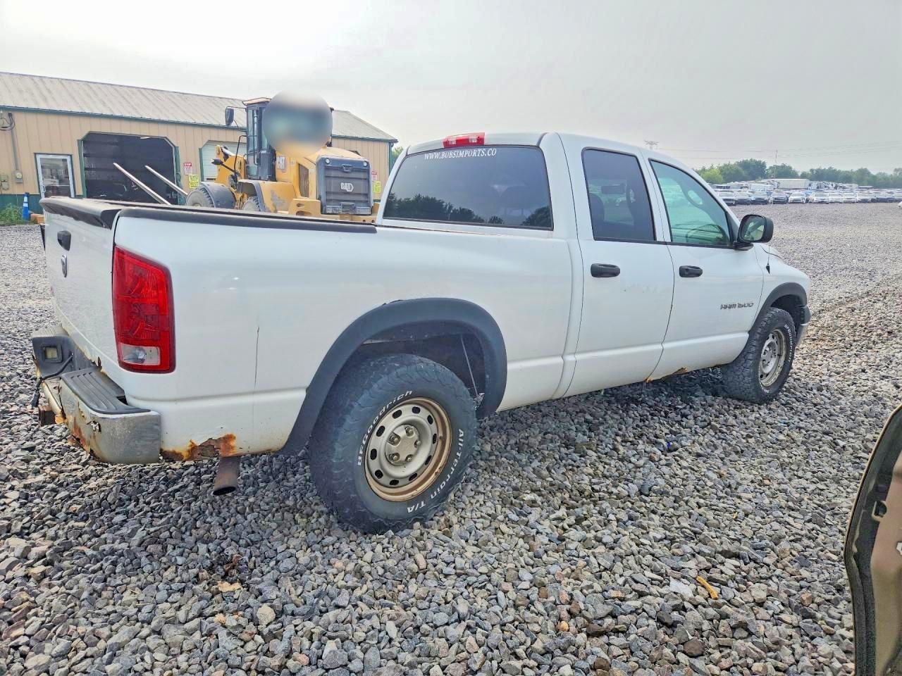 2005 Dodge Ram 1500 St White vin: 1D7HA18K35J525959