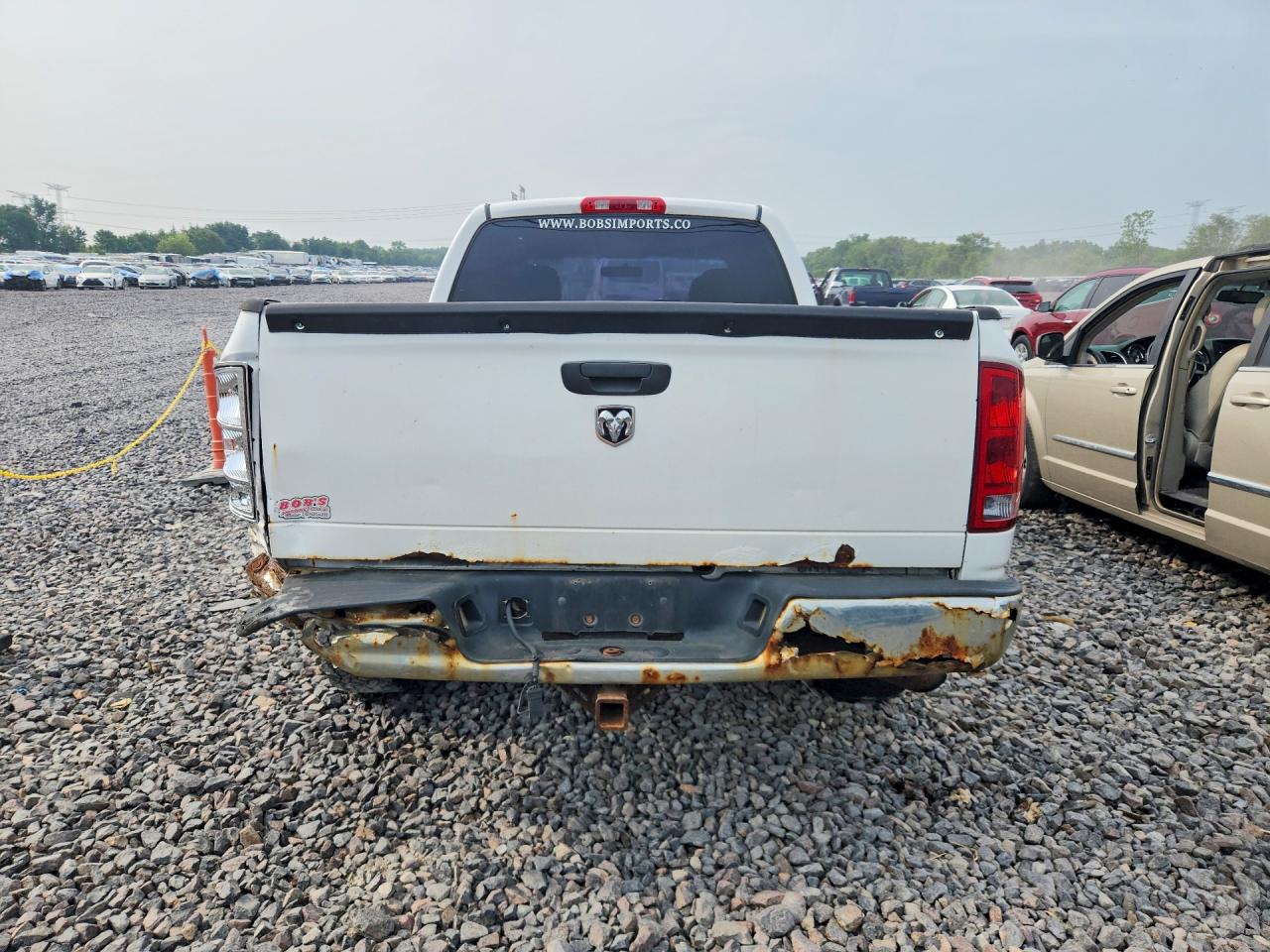 2005 Dodge Ram 1500 St White vin: 1D7HA18K35J525959