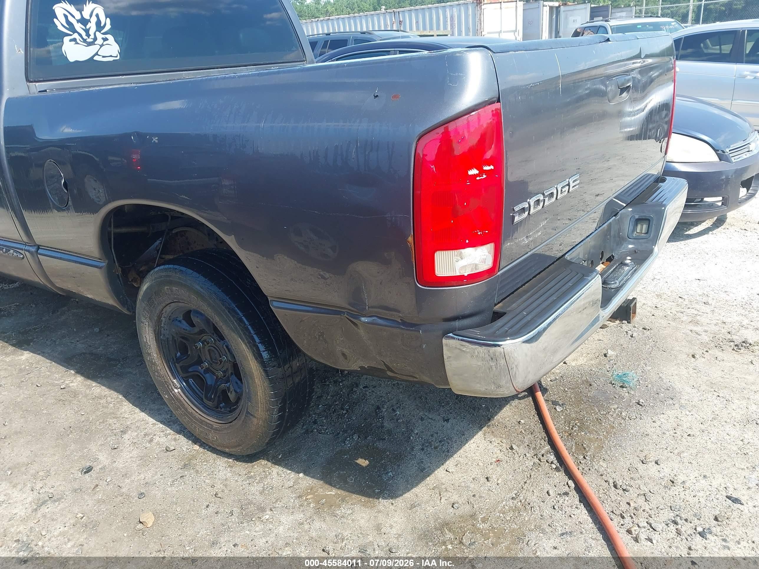 2004 Dodge Ram 1500 St Black vin: 1D7HA18K84J138113