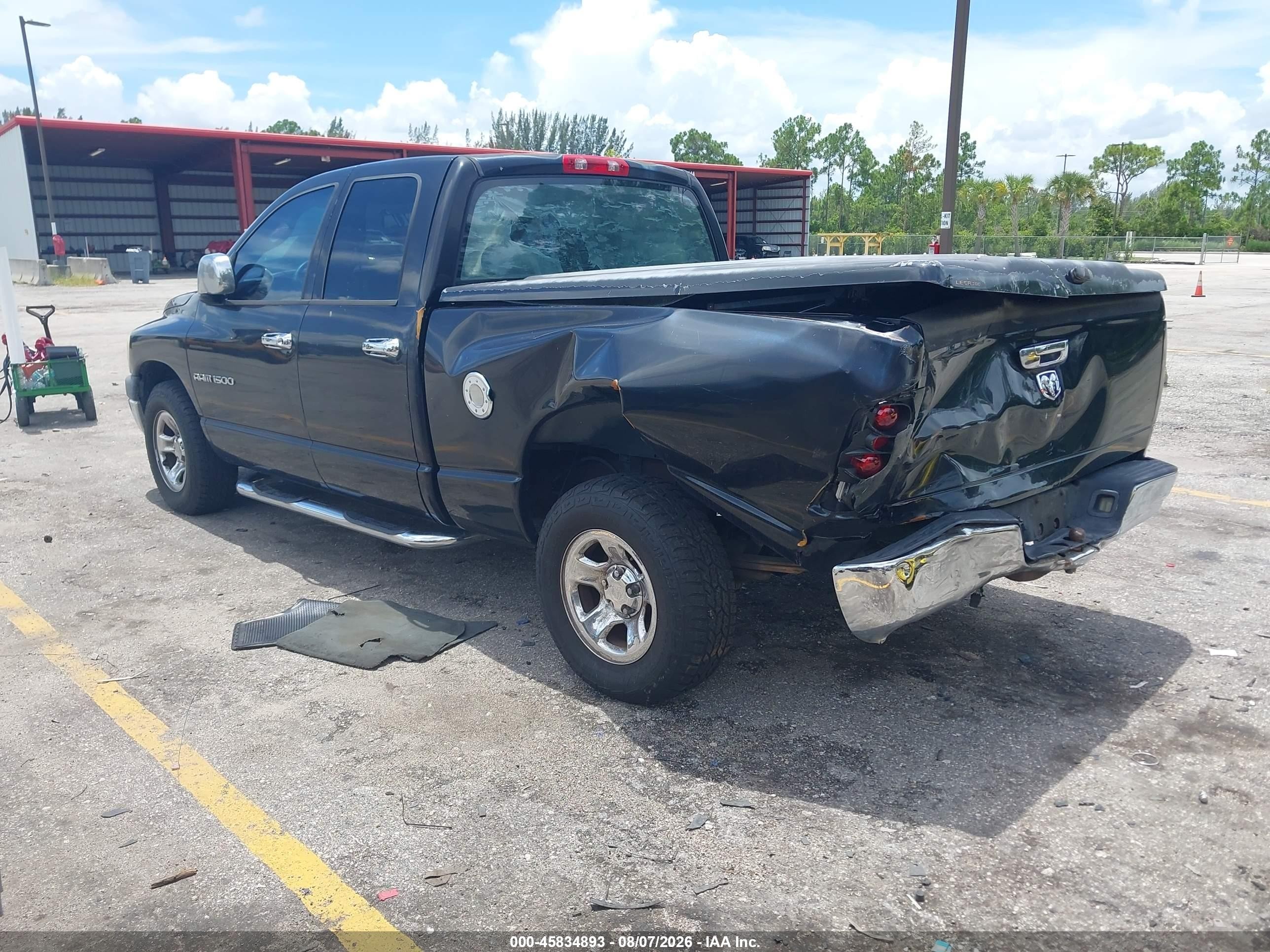 2006 Dodge Ram 1500 St Черный vin: 1D7HA18K96J215784