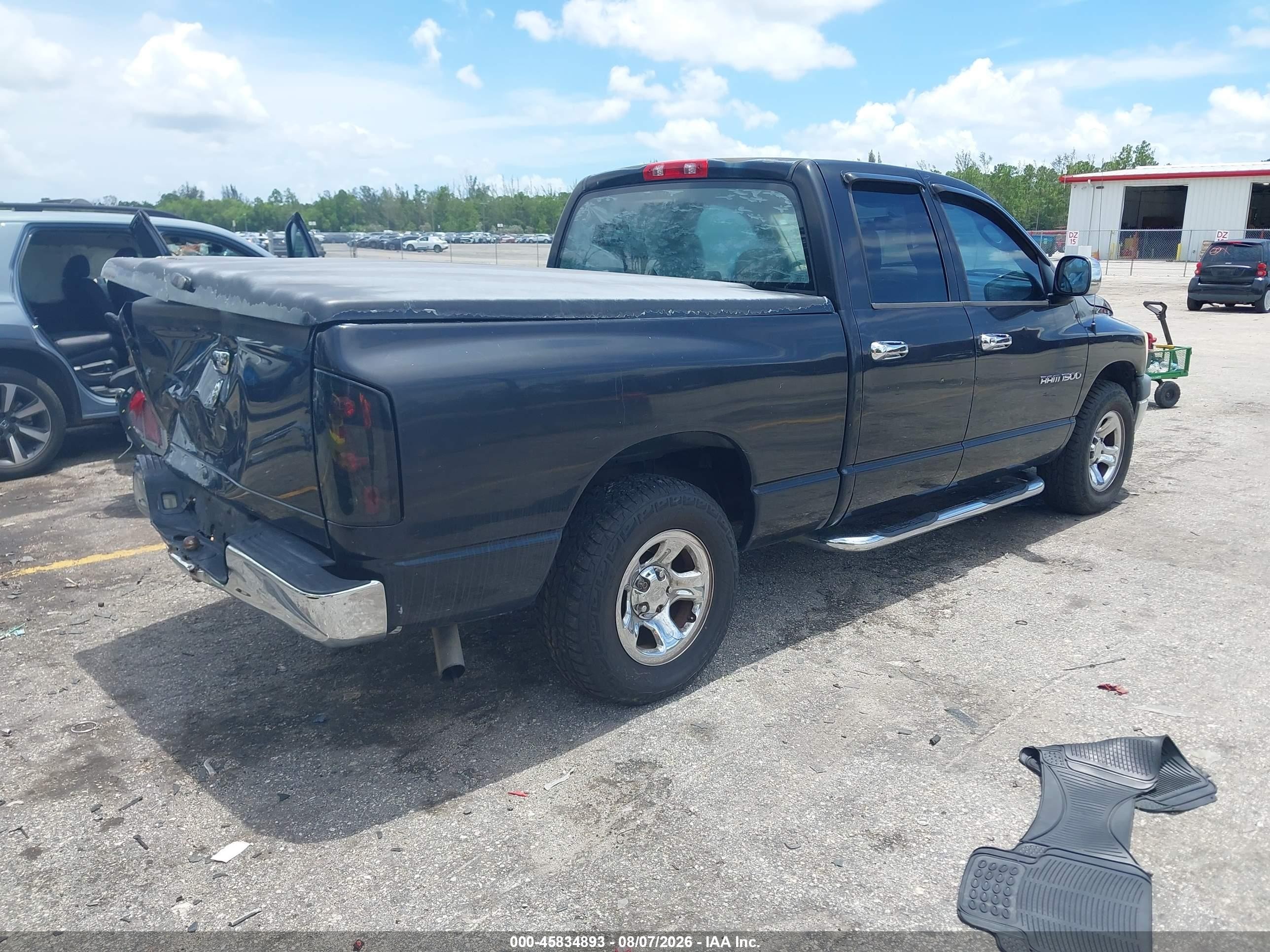 2006 Dodge Ram 1500 St Черный vin: 1D7HA18K96J215784