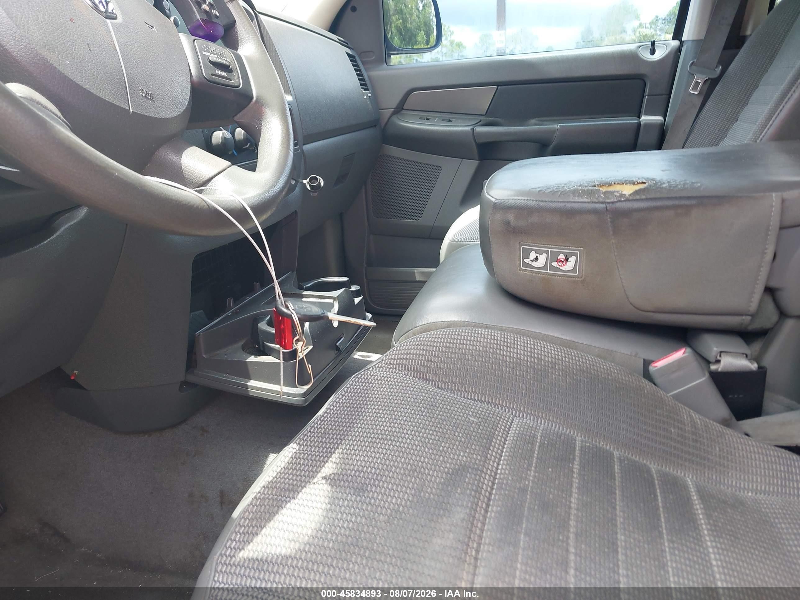 2006 Dodge Ram 1500 St Черный vin: 1D7HA18K96J215784