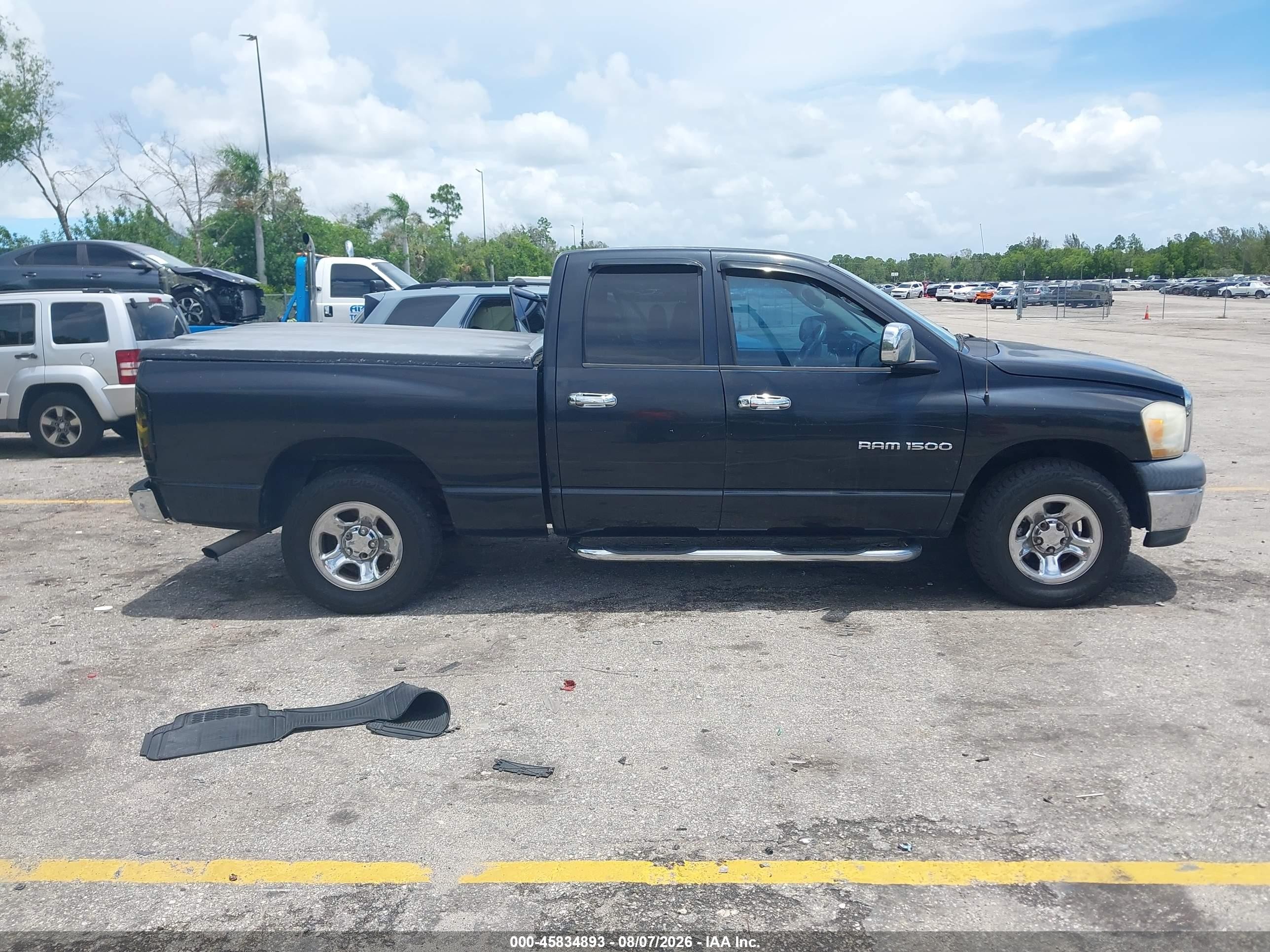 2006 Dodge Ram 1500 St Черный vin: 1D7HA18K96J215784