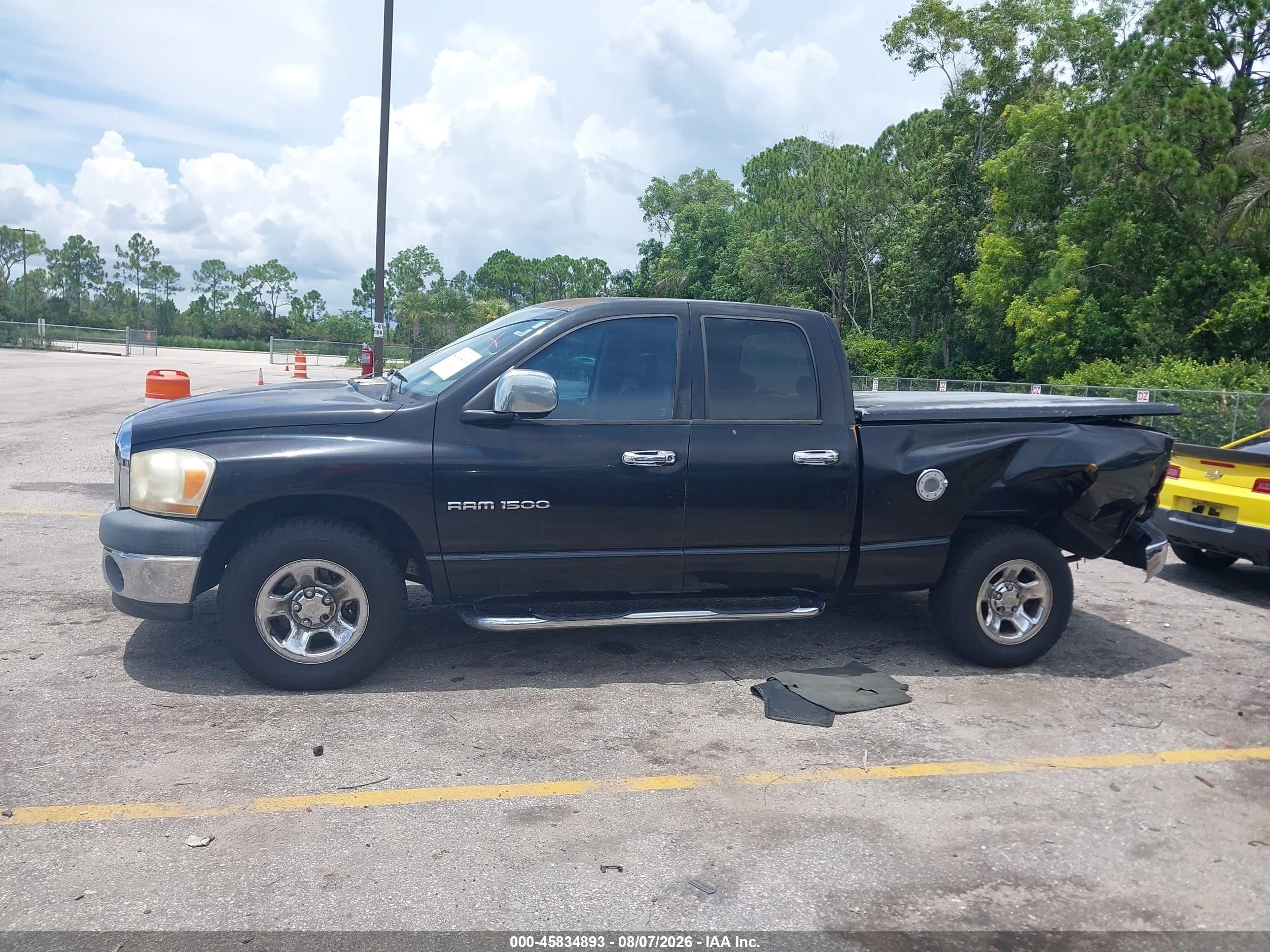 2006 Dodge Ram 1500 St Черный vin: 1D7HA18K96J215784