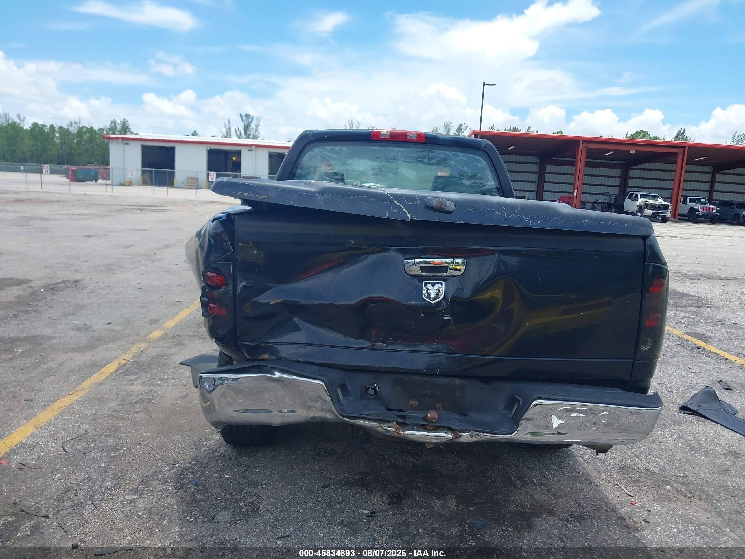 2006 Dodge Ram 1500 St Черный vin: 1D7HA18K96J215784