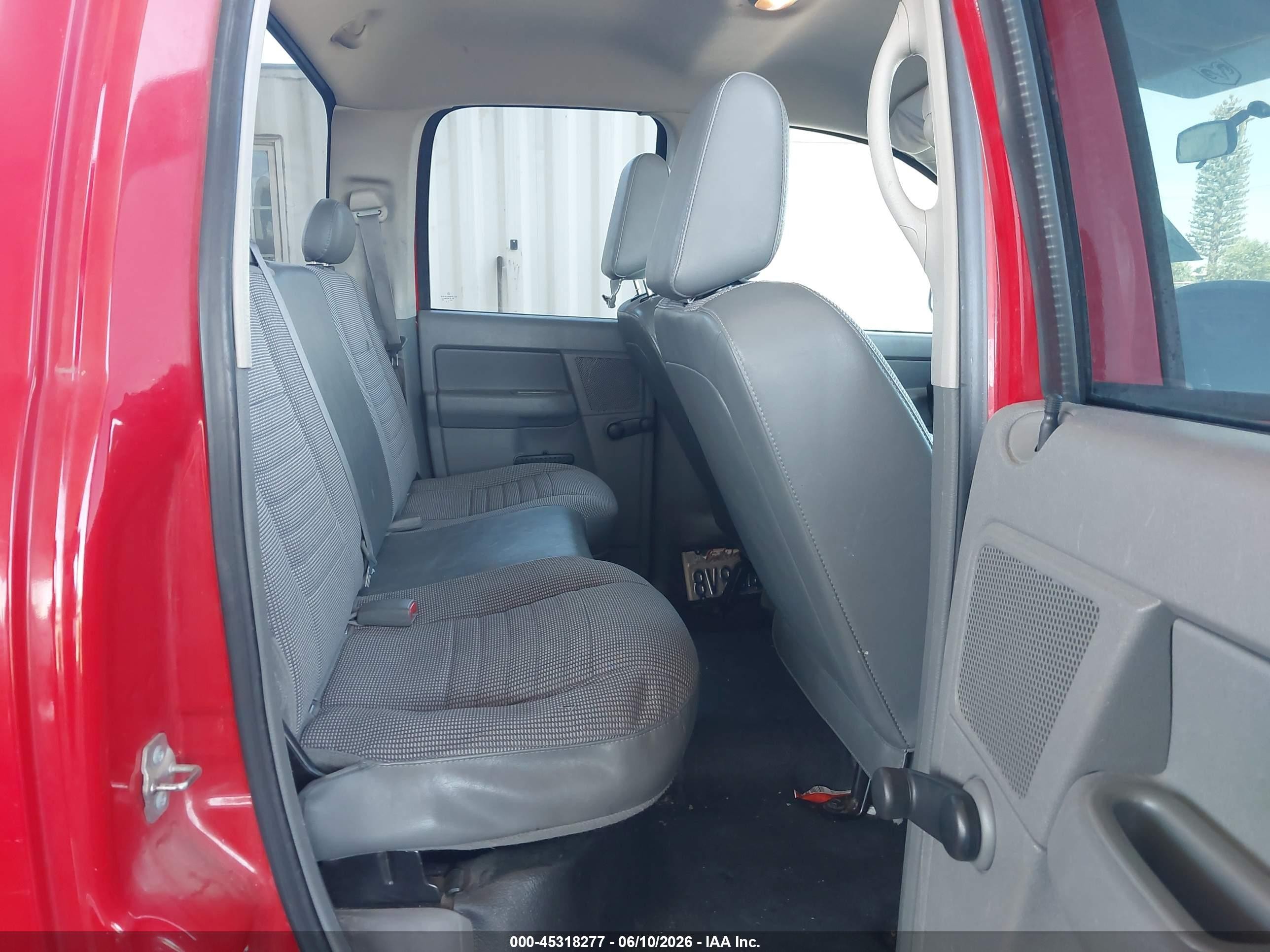 2008 Dodge Ram 1500 St/sxt Red vin: 1D7HA18K98J177900